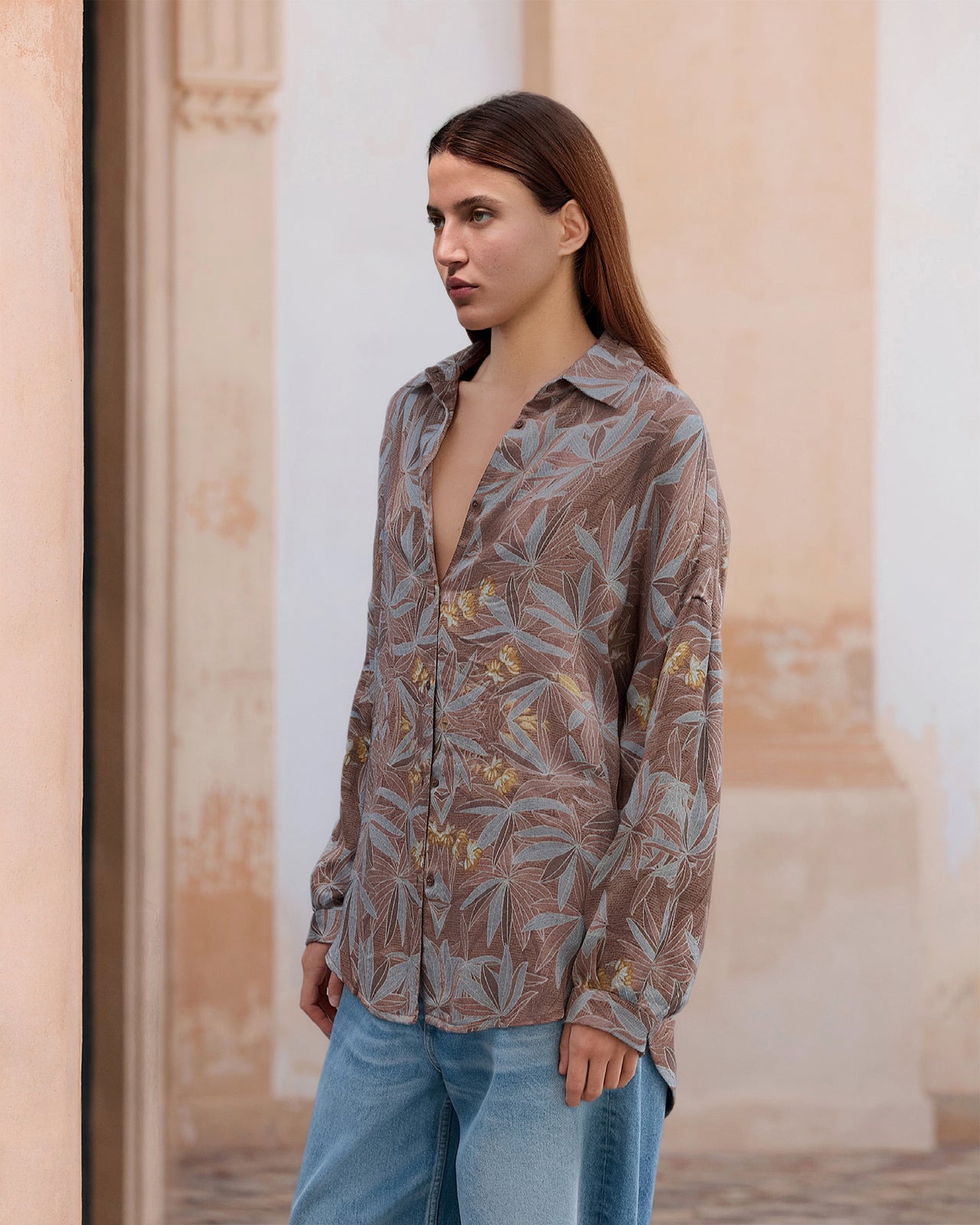 Clany Shirt - Brown - Image 2