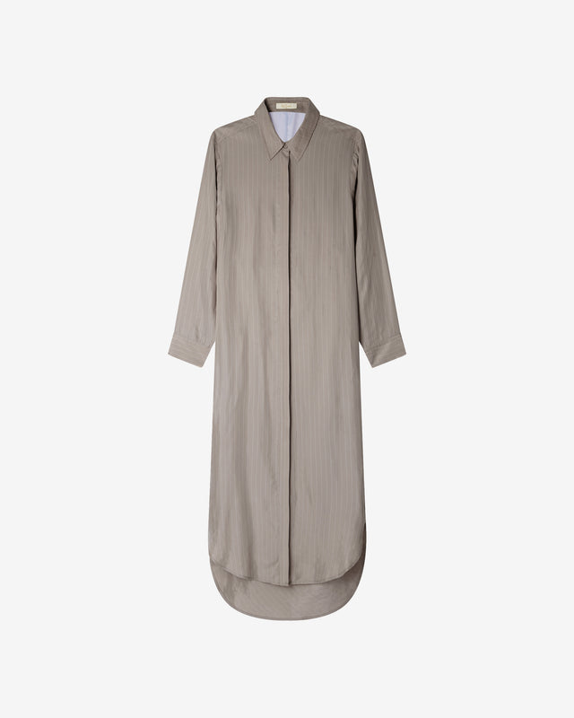 Maud Dress - Taupe - Image 1