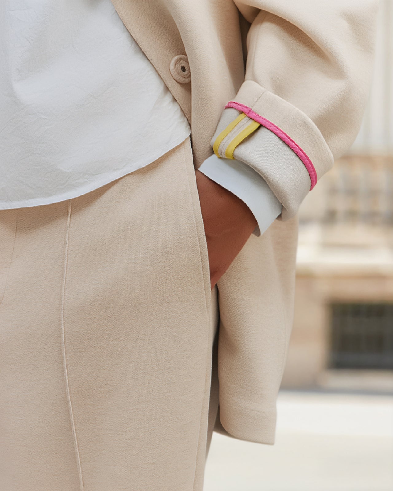 Memple Jacket - Beige - Image 2