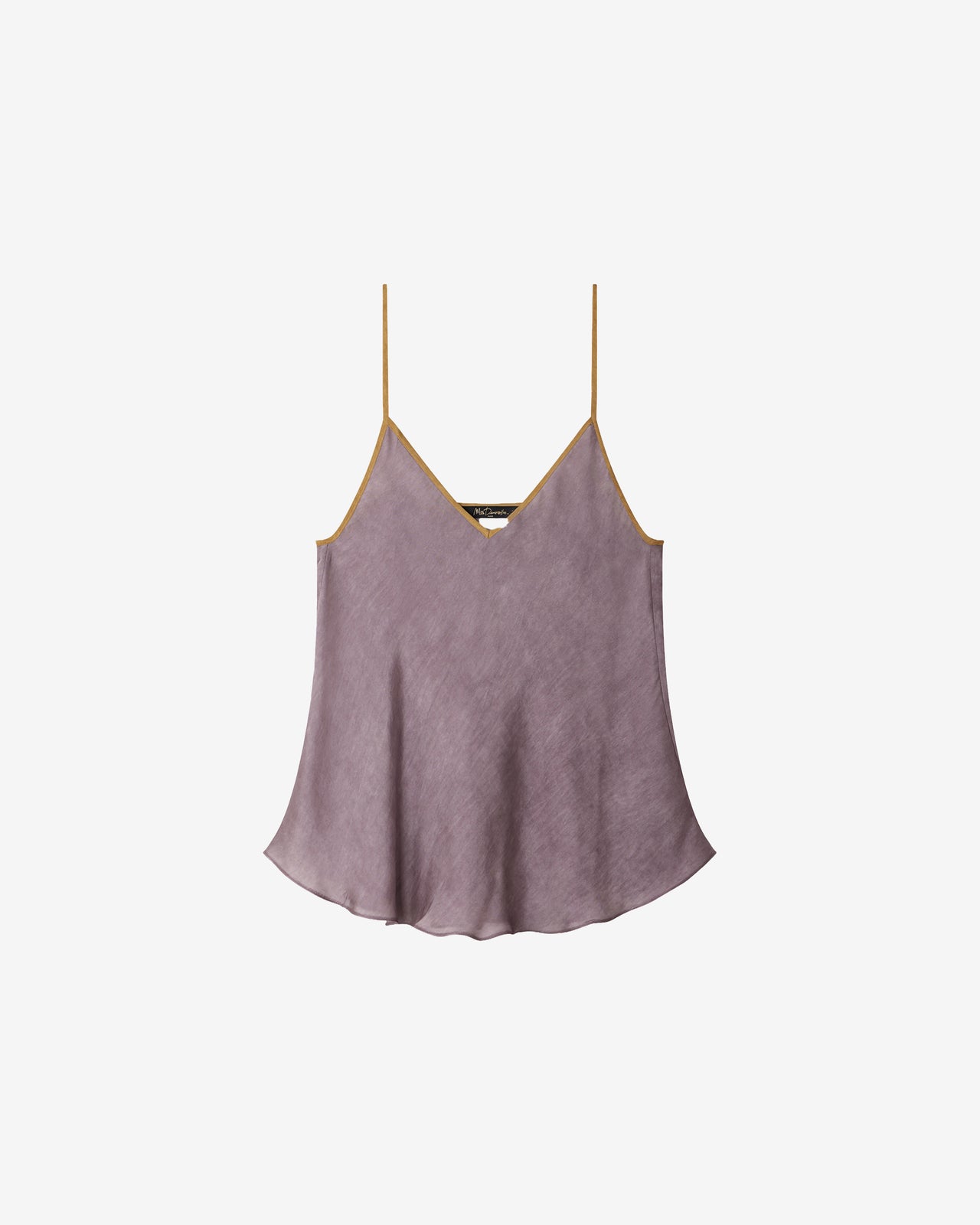 Top Mila - Violet : Top en soie lilas fines bretelles Mes Demoiselles - Image 4