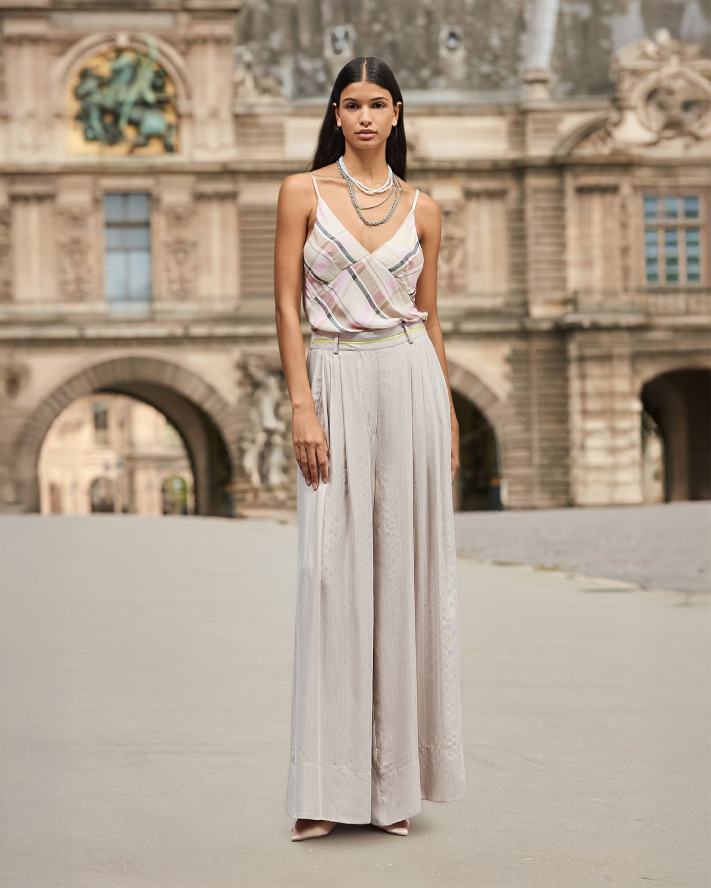 Pantalon Moda - Nude