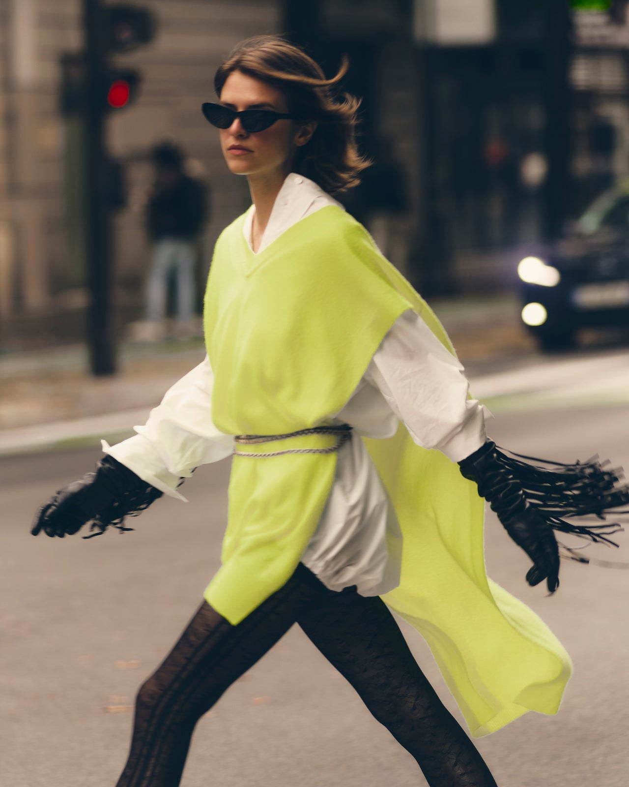 Poncho Neko - Jaune - Image 3