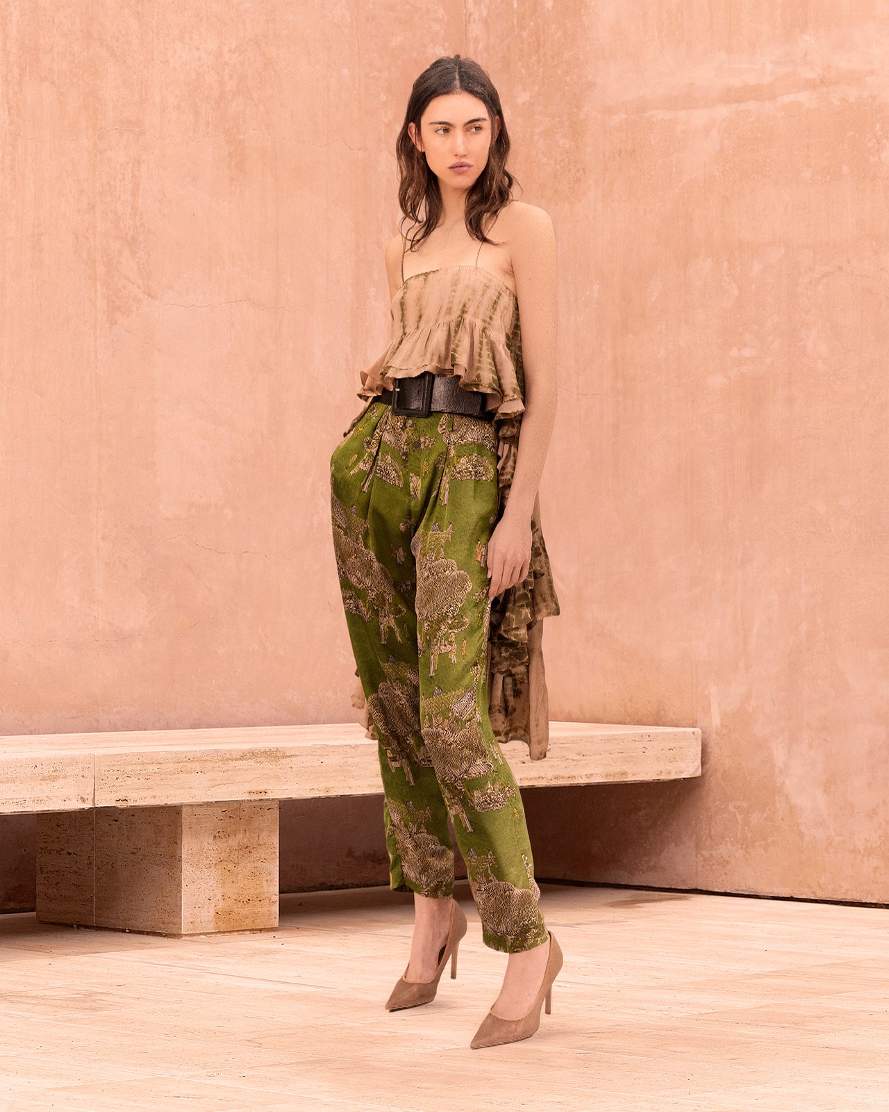 Pantalon Poussah - Vert - Image 2