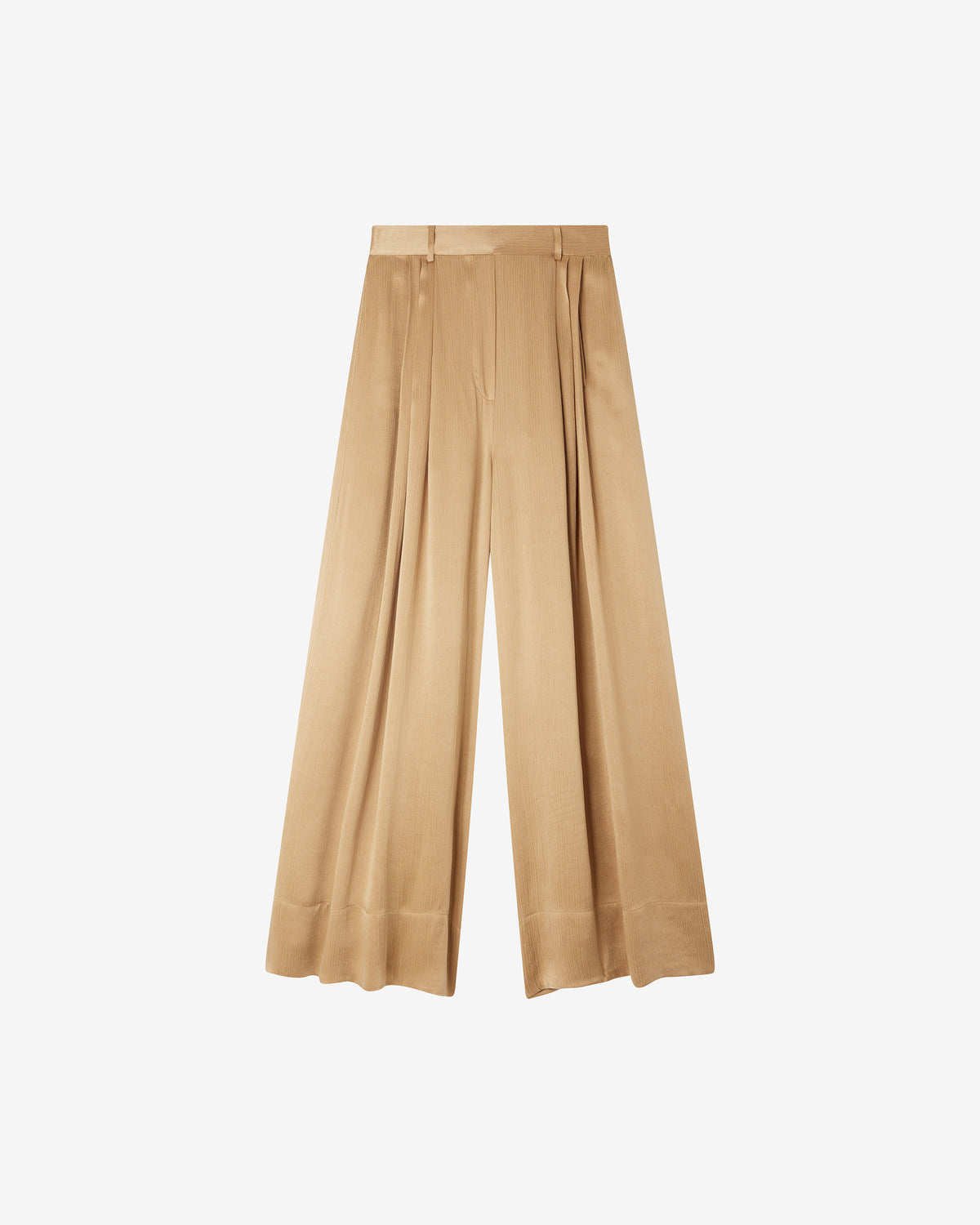 Pantalon Goliath - Beige : Pantalon large en cupro et viscose Beige Mes Demoiselles - Image 6