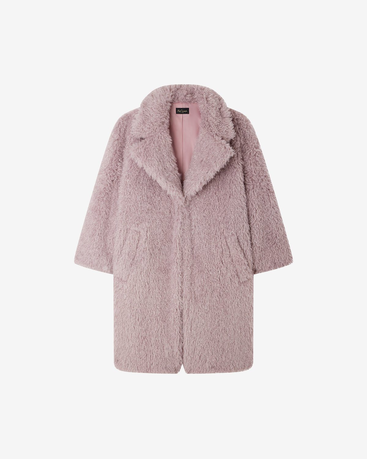 Manteau effet bouclette rose mousse - Manteaux & vestes Mes Demoiselles - Image 4