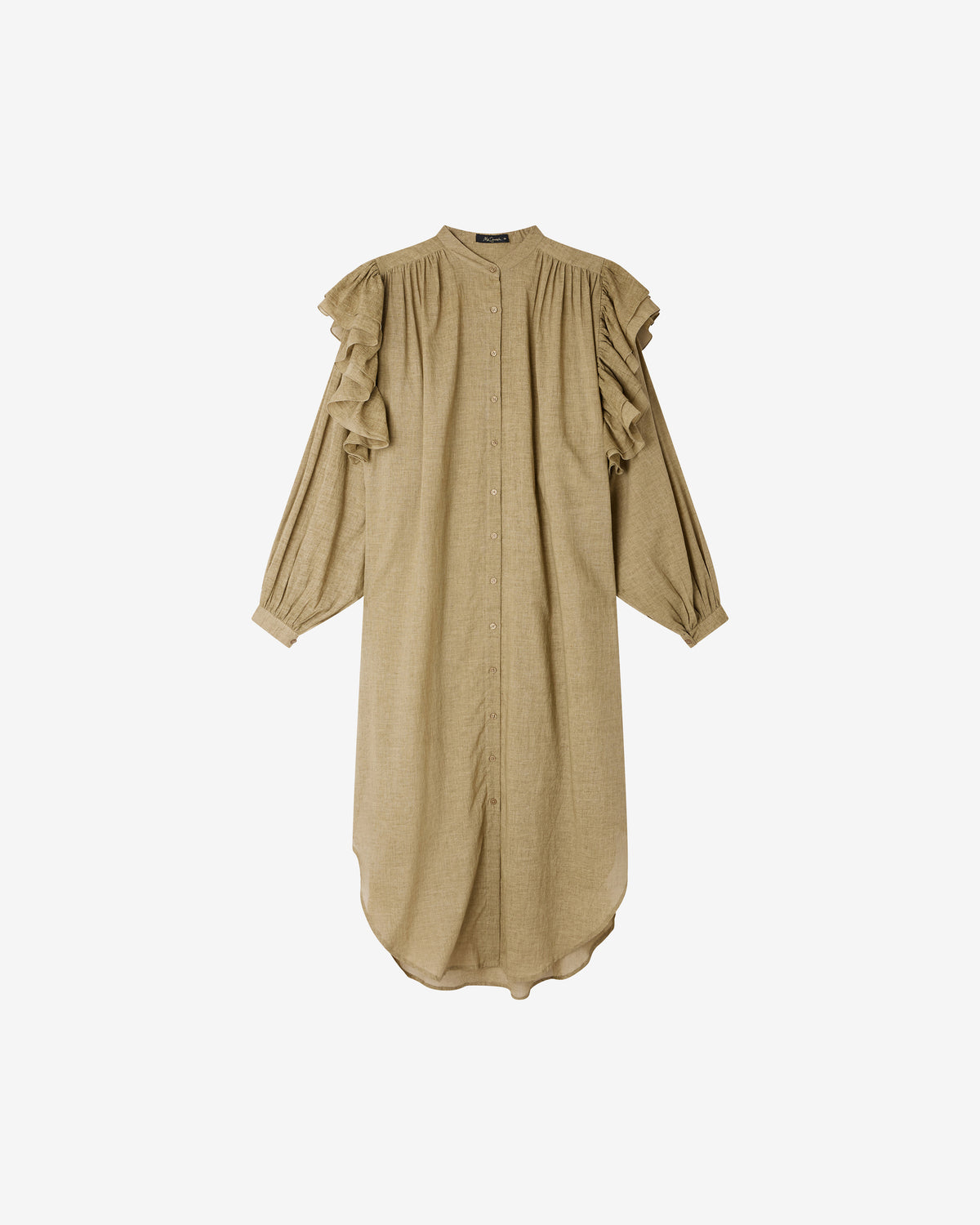 Robe en voile de coton beige - Robes Mes Demoiselles