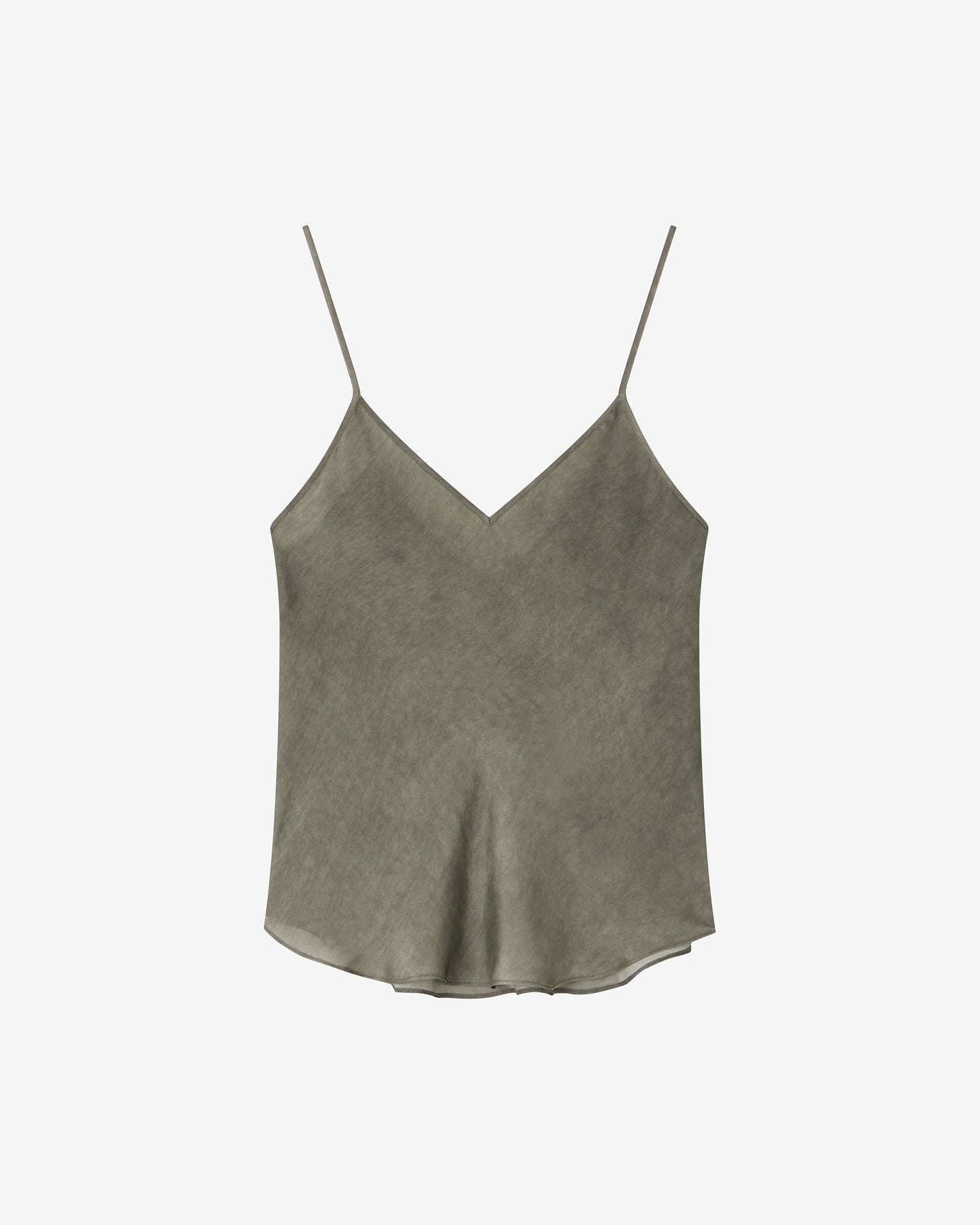 Top Seline - Charbon : Délicat top en soie charcoal Mes Demoiselles