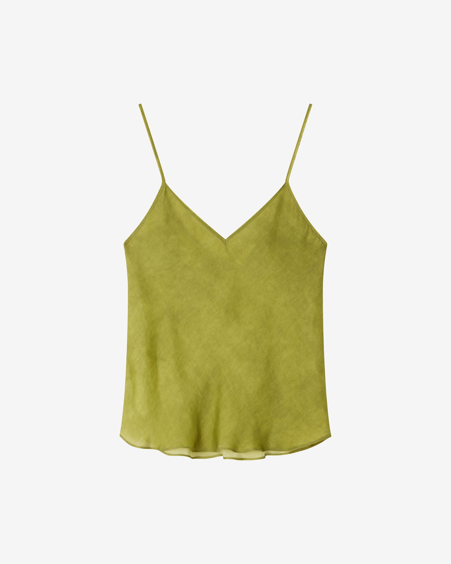 Délicat top en soie vert clair - Chemises & tops Mes Demoiselles