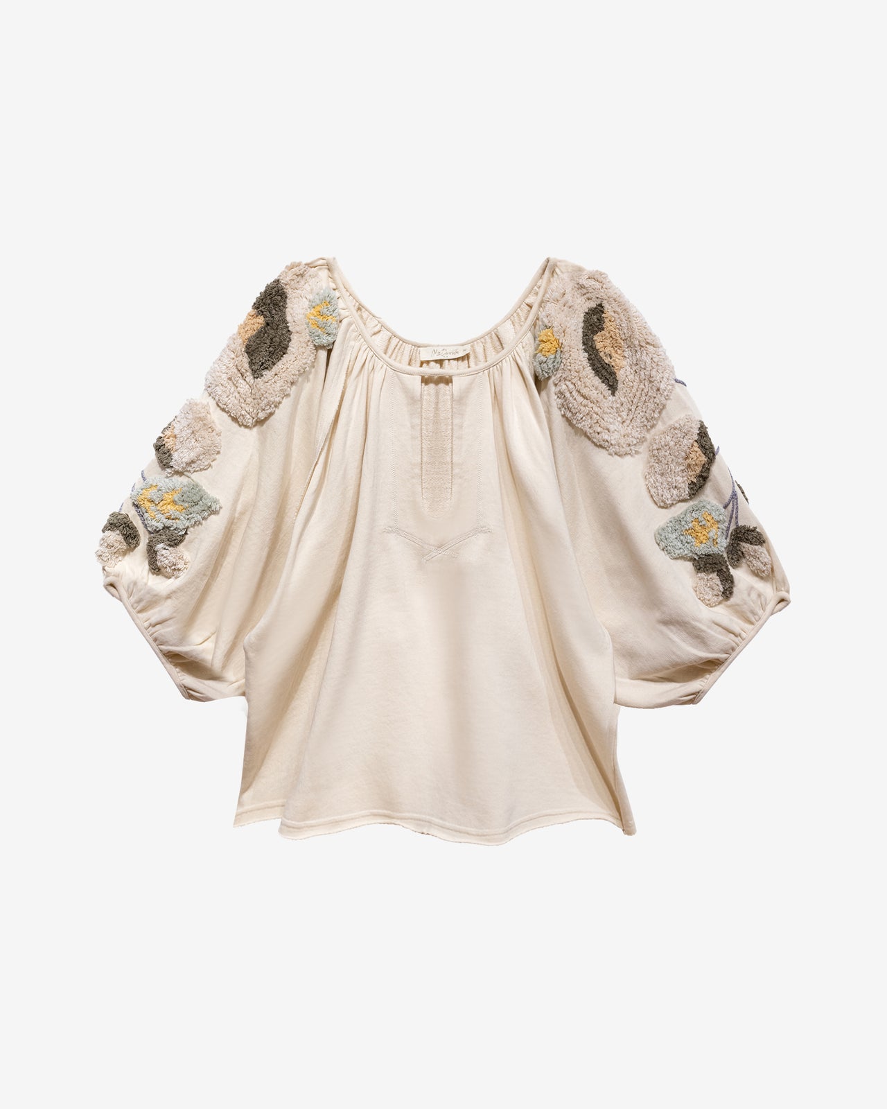 Maxi blouse brodé façon tapisserie - Chemises & tops Mes Demoiselles - Image 1