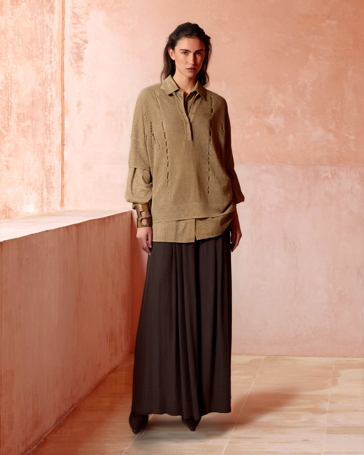 Blouse Stra - Beige