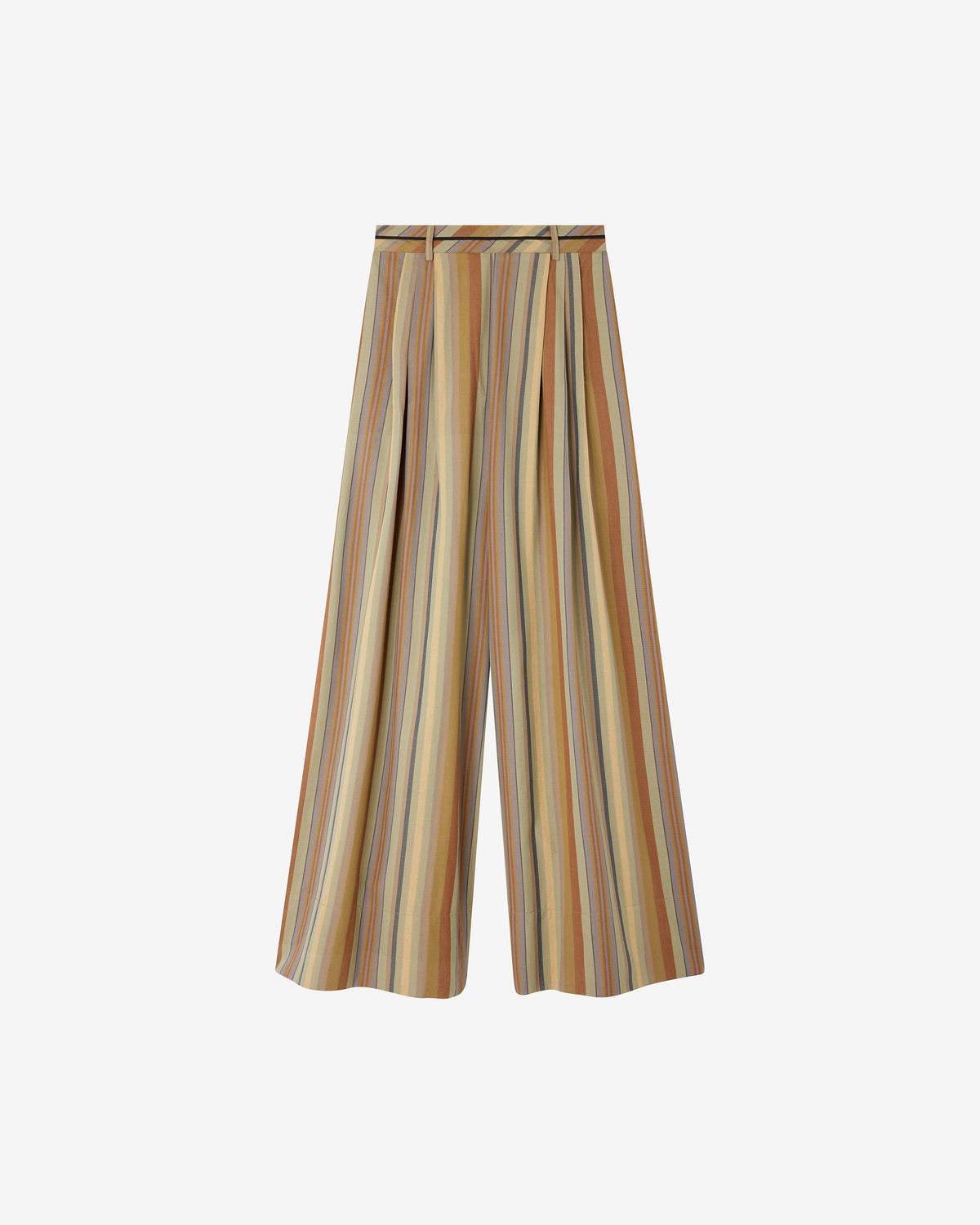 Pantalon Tapachula - Sable : Pantalon à rayures bayadères multicolores Mes Demoiselles - Image 6