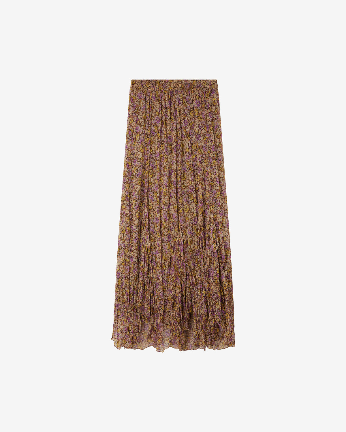 Jupe Val - Violet : Jupe longue en viscose chiffon imprimé Liberty Mes Demoiselles - Image 5