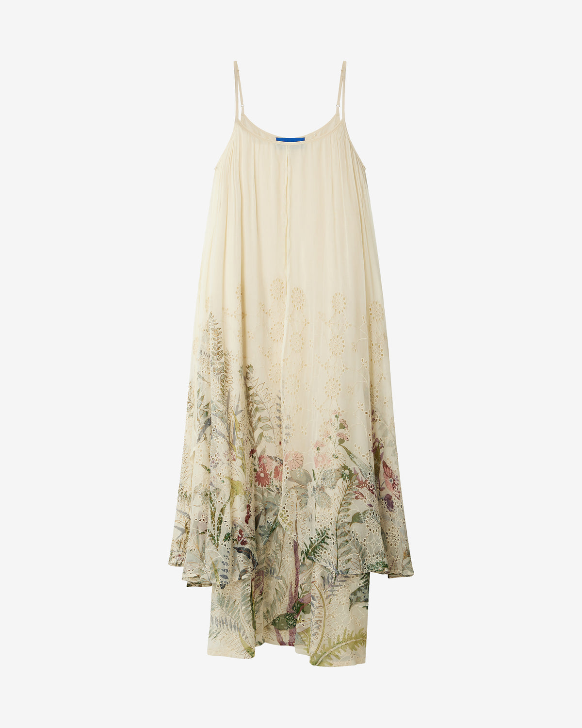Robe Winter - Beige : Robe à fines bretelles en viscose gaufrée Mes Demoiselles - Image 7