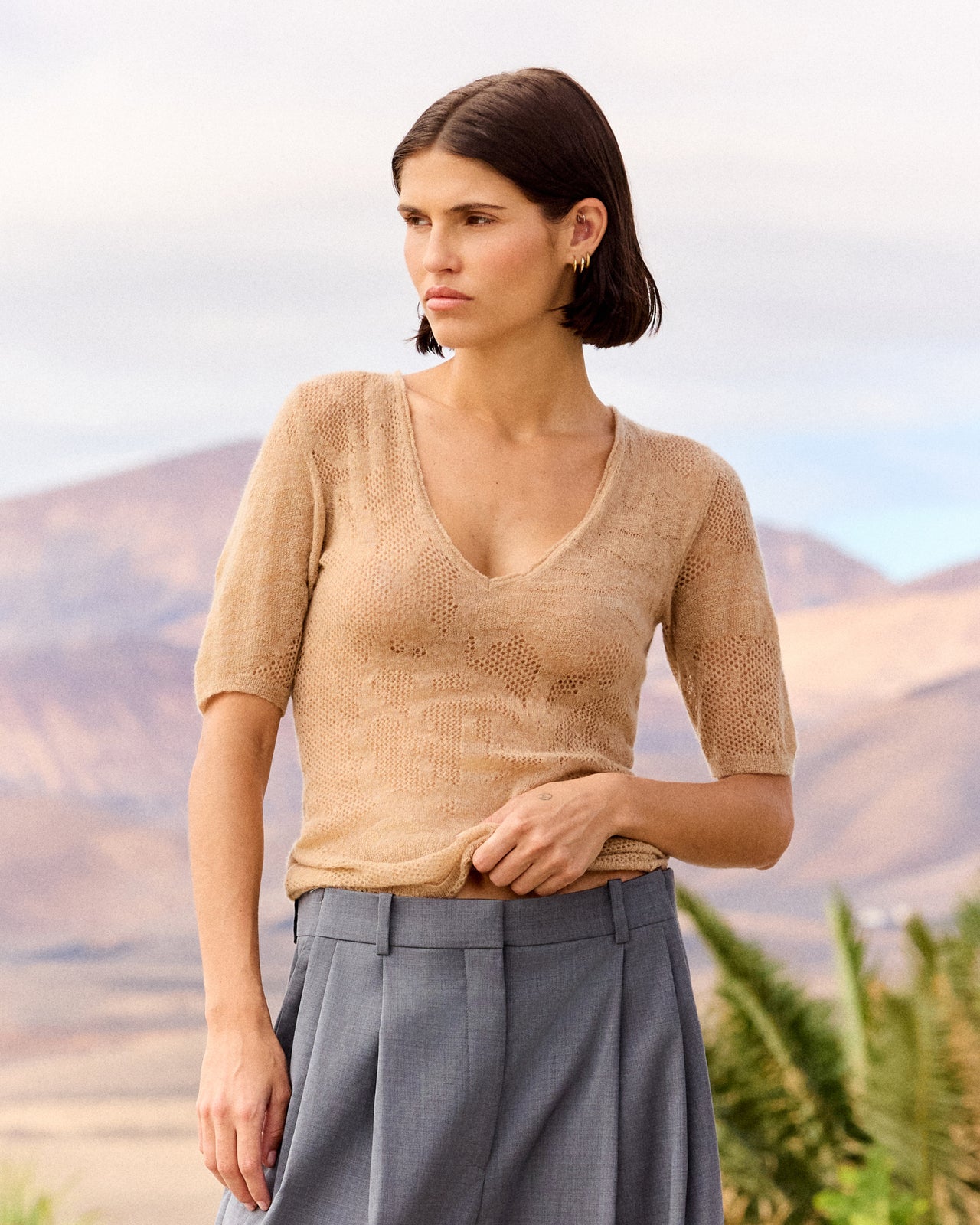T-Shirt Apala - Beige - Image 3