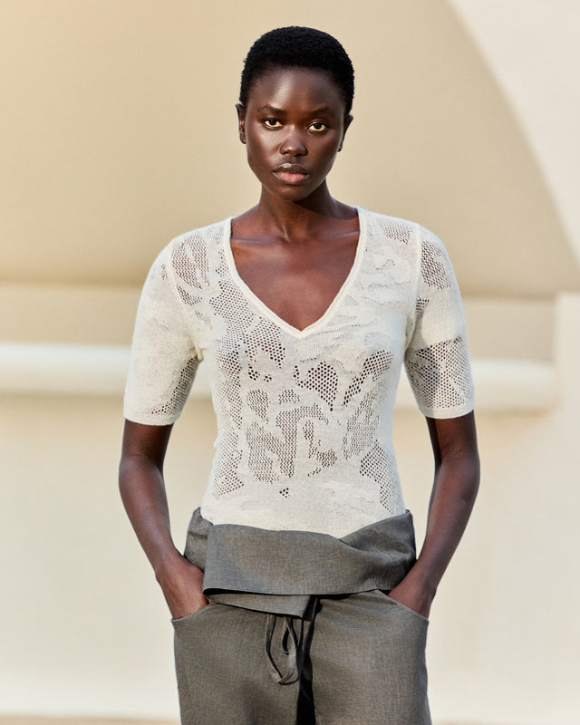 T-Shirt Apala - Ivoire - Image 1