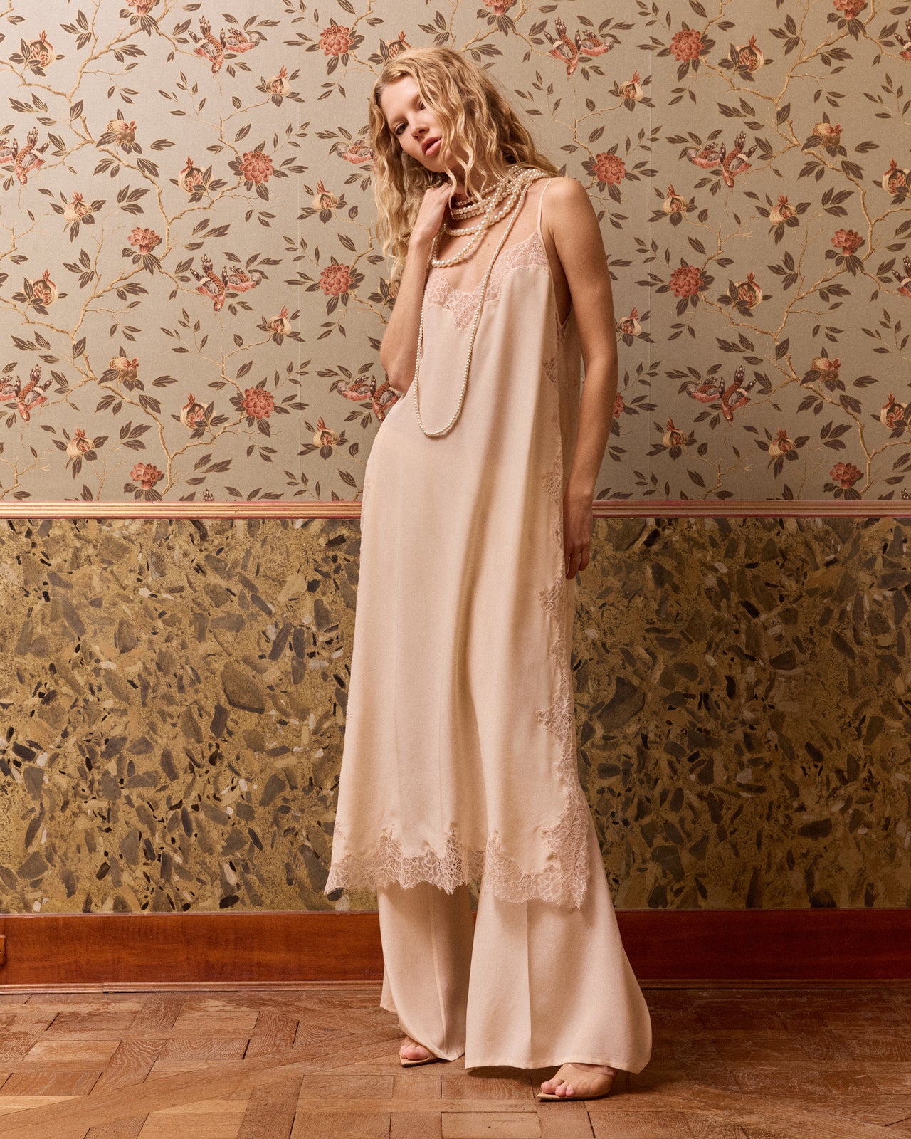 Robe Balma - Nude - Image 1