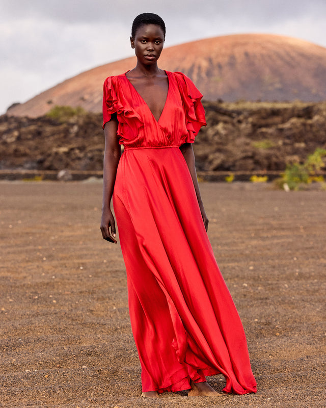Robe Cascais - Rouge - Image 2