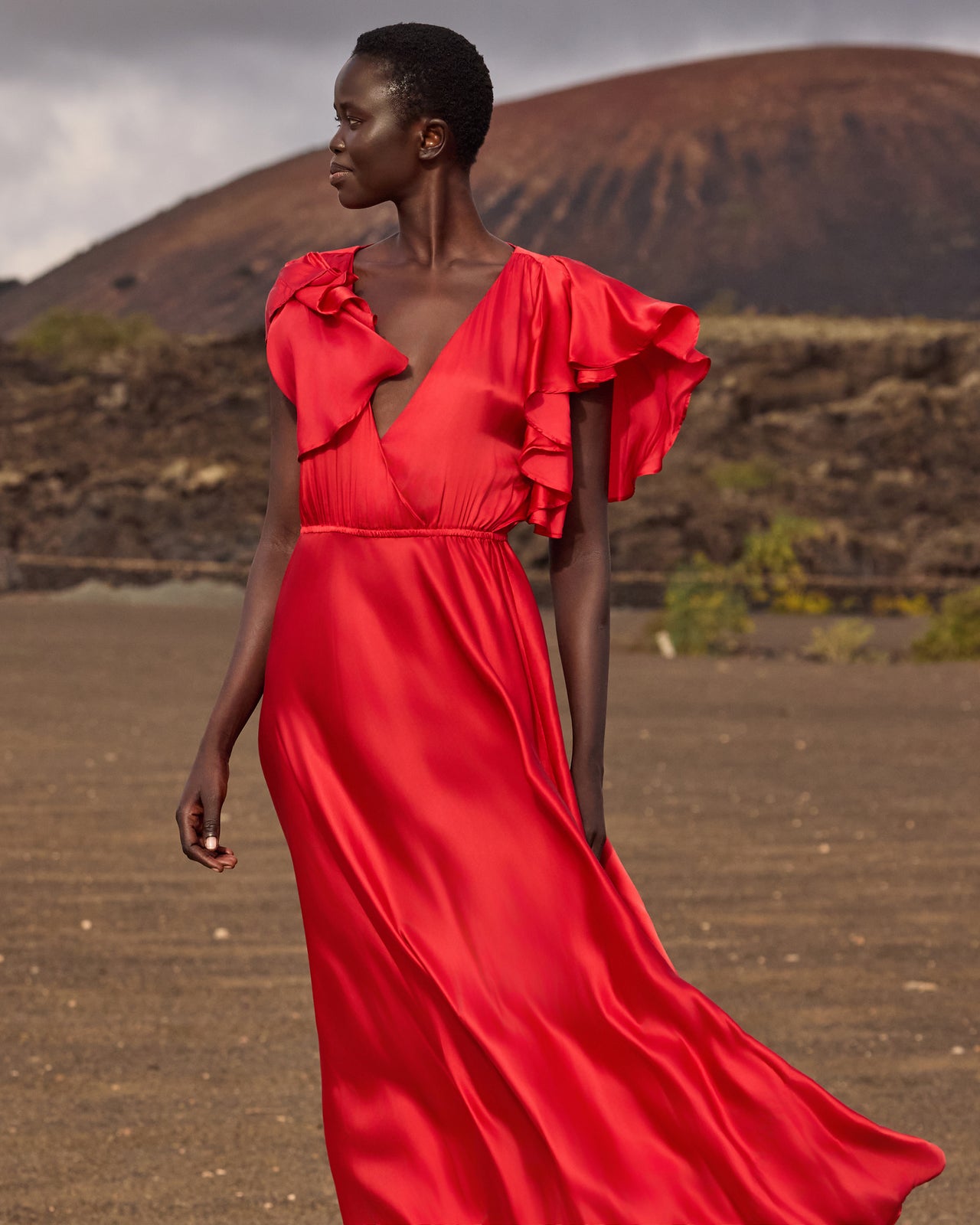 Cascais S Dress - Red - Image 1