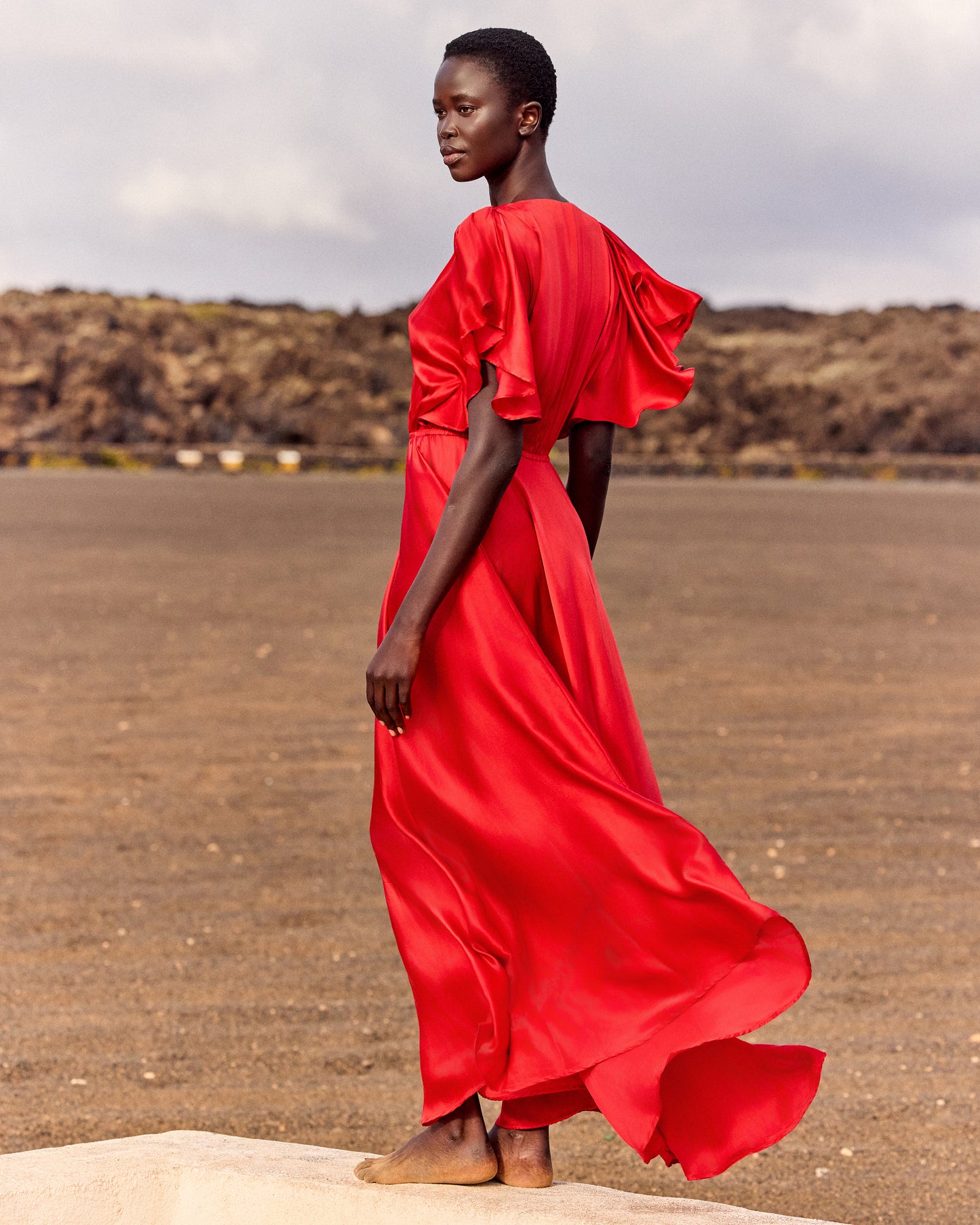 Cascais S Dress - Red