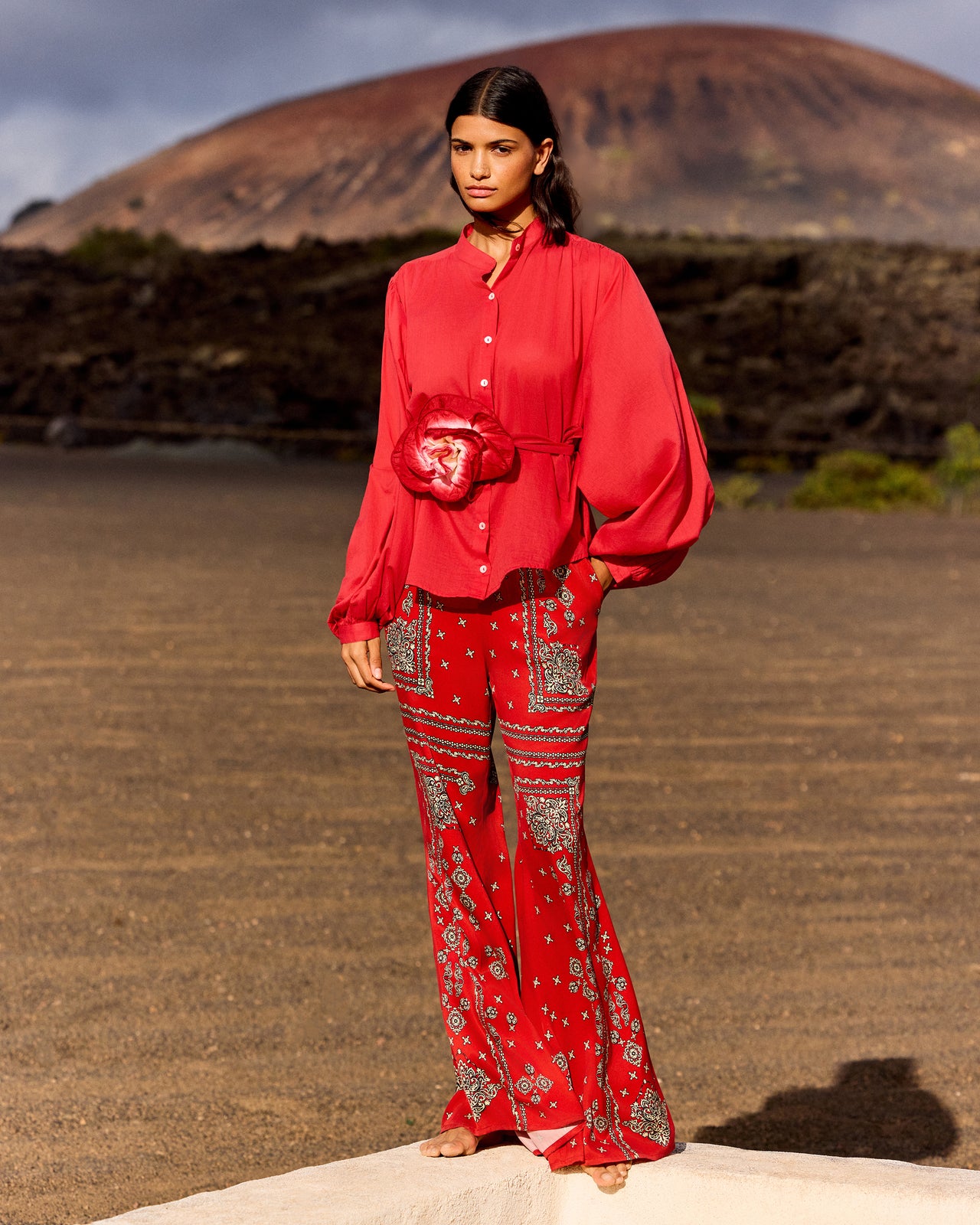 Chemise Celeste - Rouge - Image 4