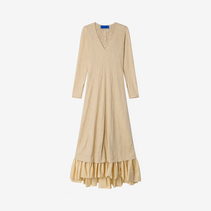 Dahlia Dress - Beige