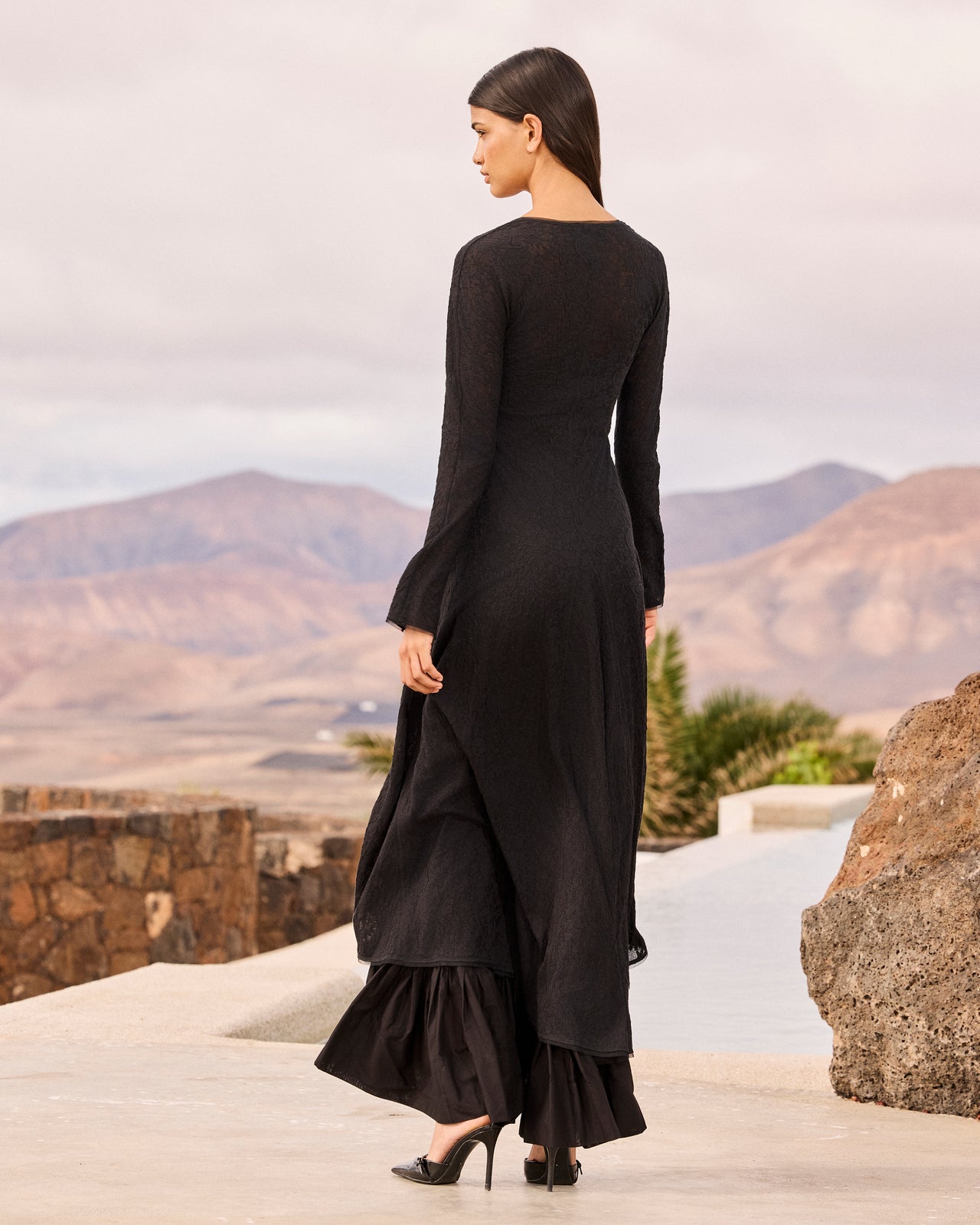 Robe Dalhia - Noir - Image 12