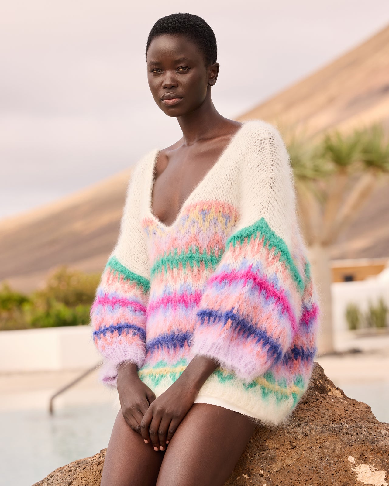 Flori Sweater -  Ivory - Image 3