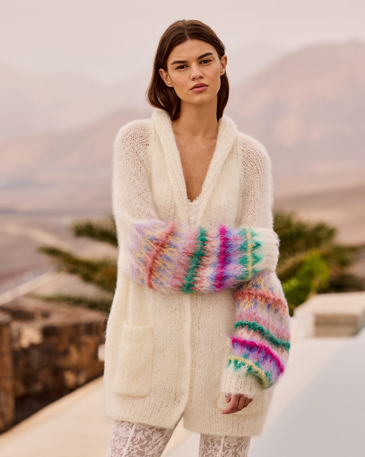 Flosi Cardigan -  Ivory - Image 1