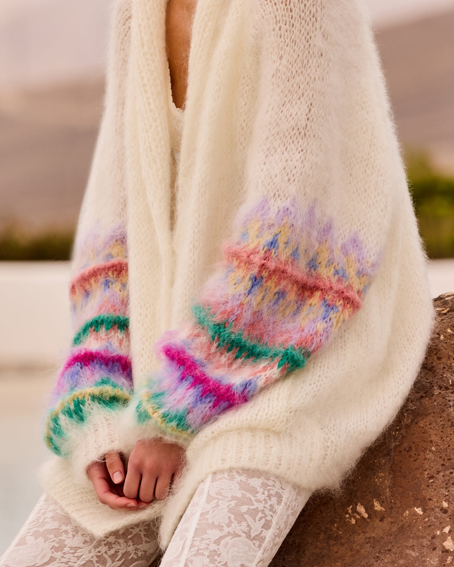 Flosi Cardigan -  Ivory