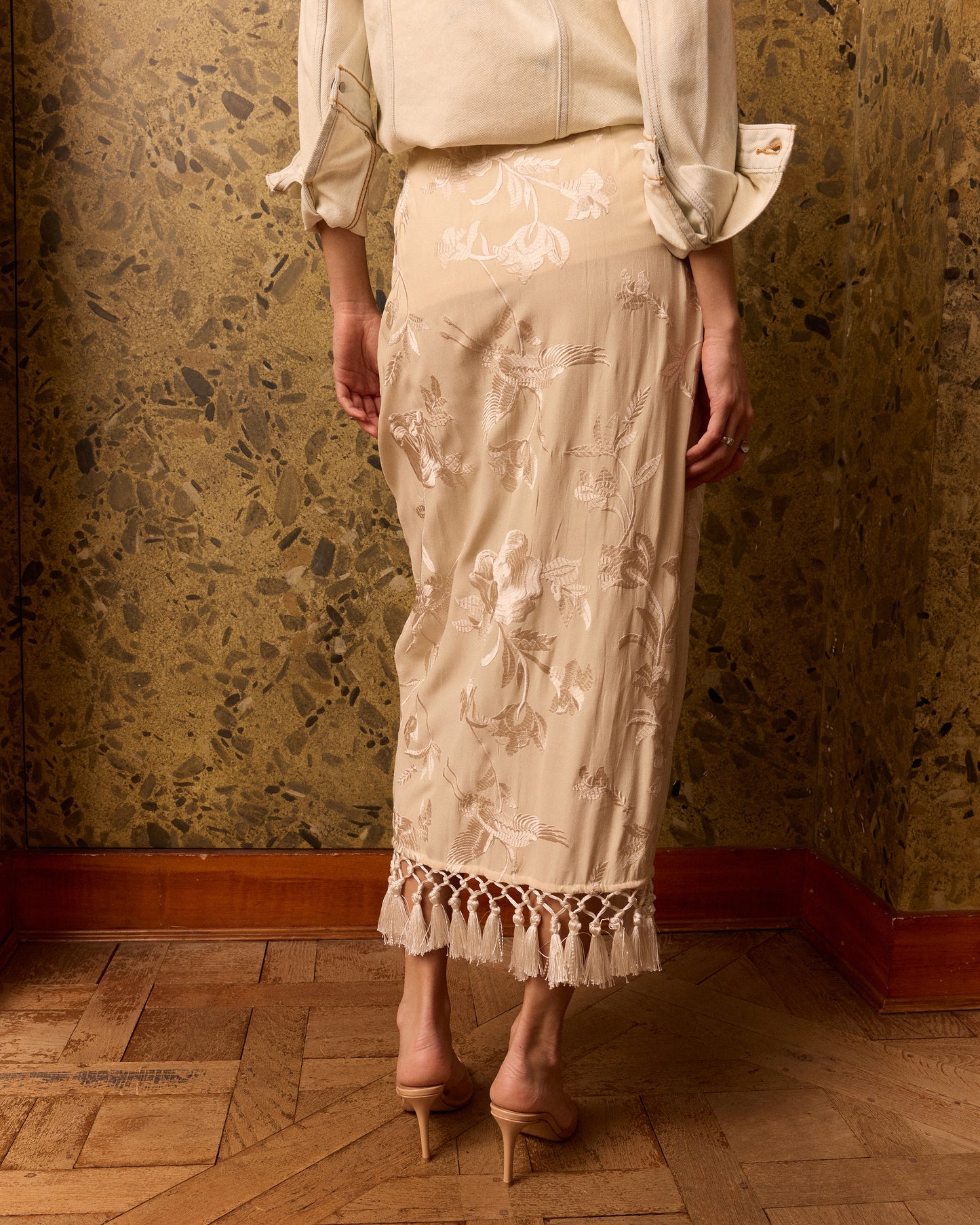 Crazy Skirt - Ecru