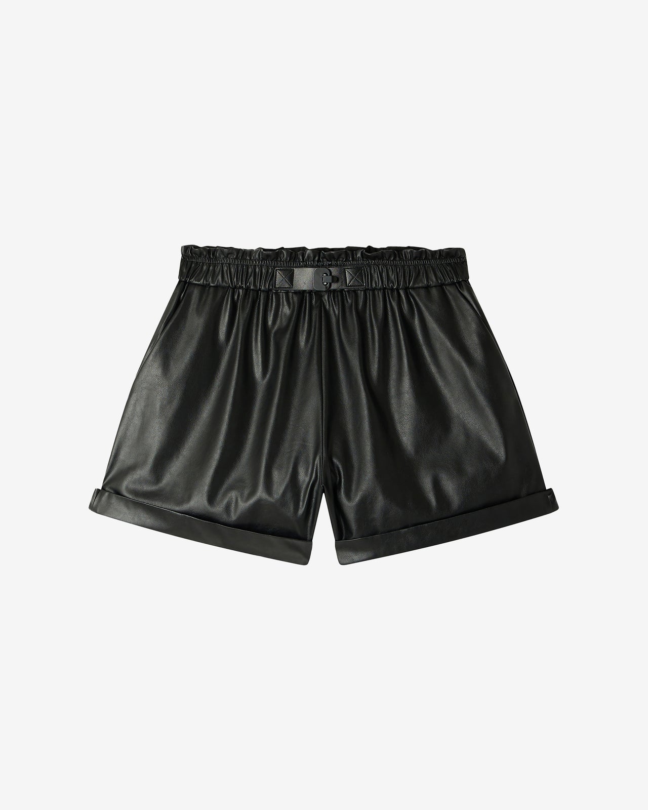Shorts Funky - Noir : Short en simili cuir – Noir Mes Demoiselles - Image 7