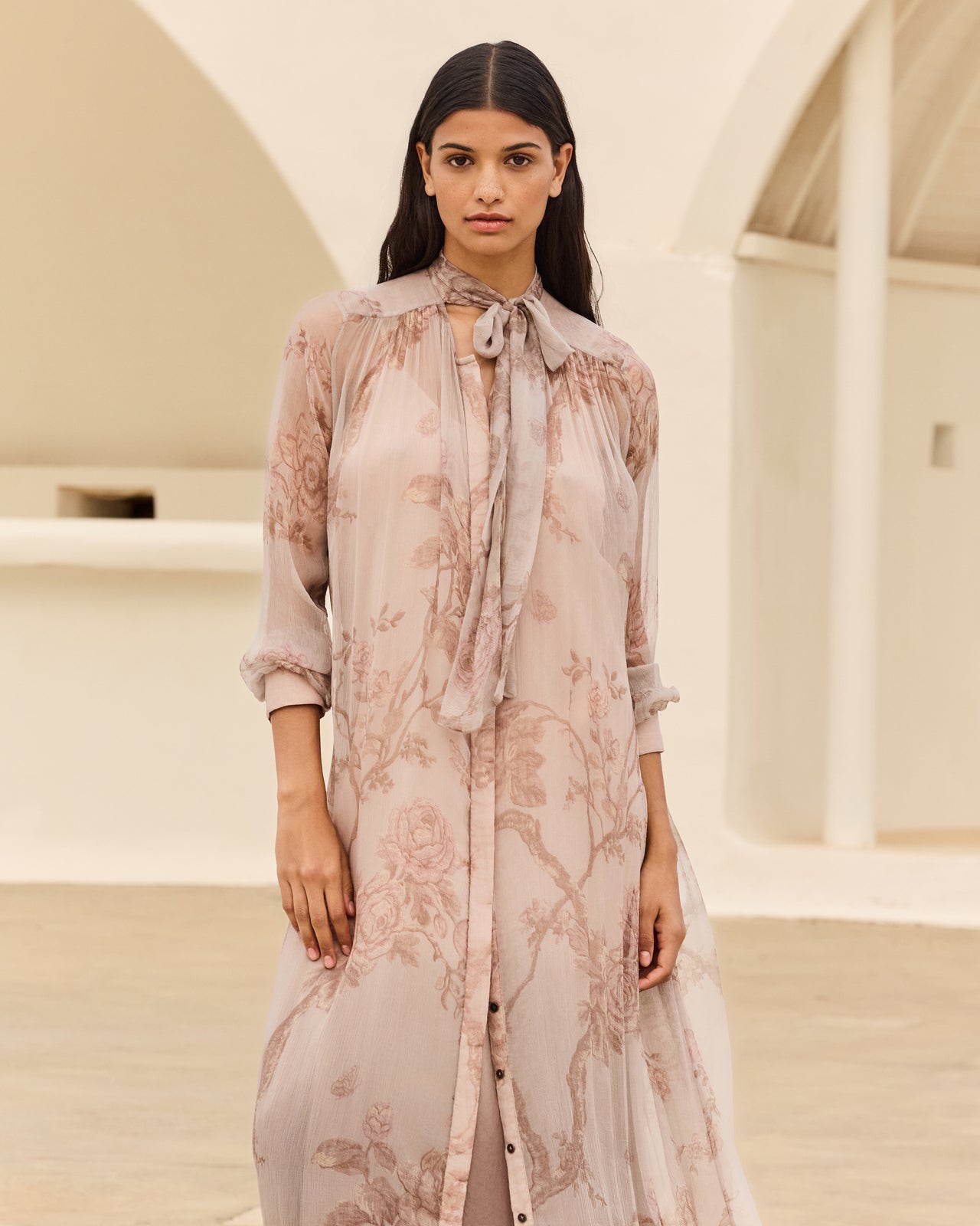 Robe Grace - Beige - Image 3