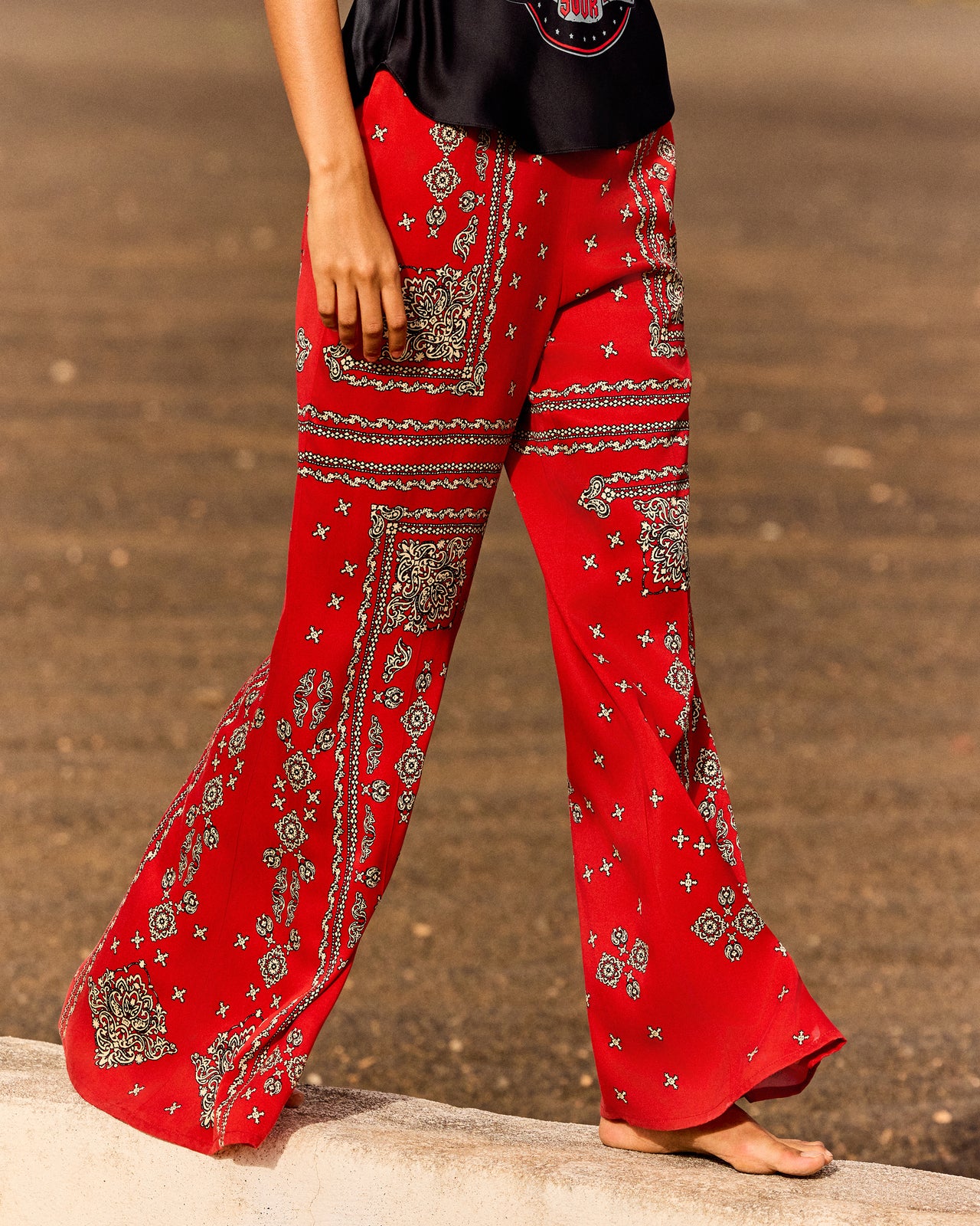 Pantalon Gulia - Rouge - Image 4