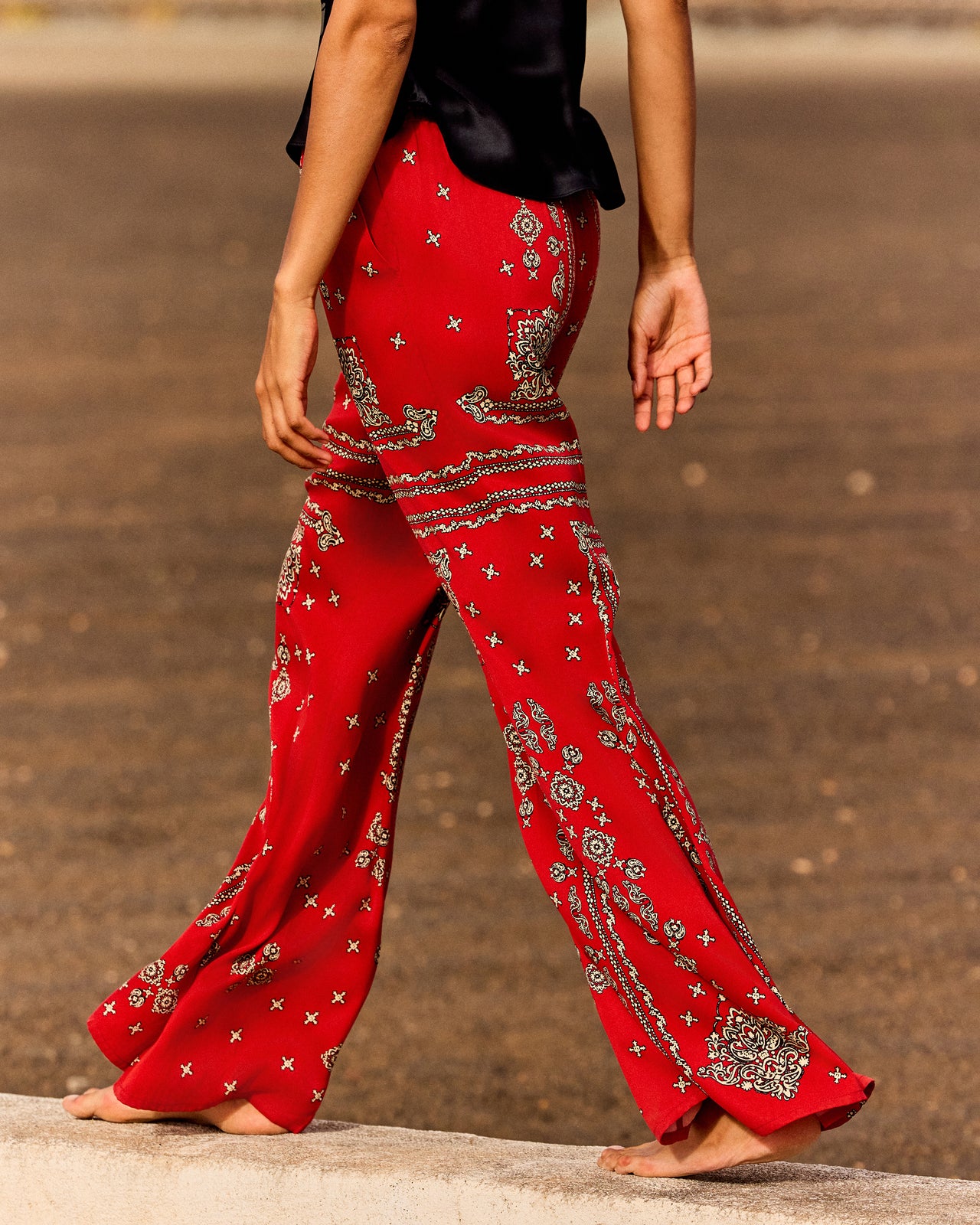 Pantalon Gulia - Rouge - Image 5