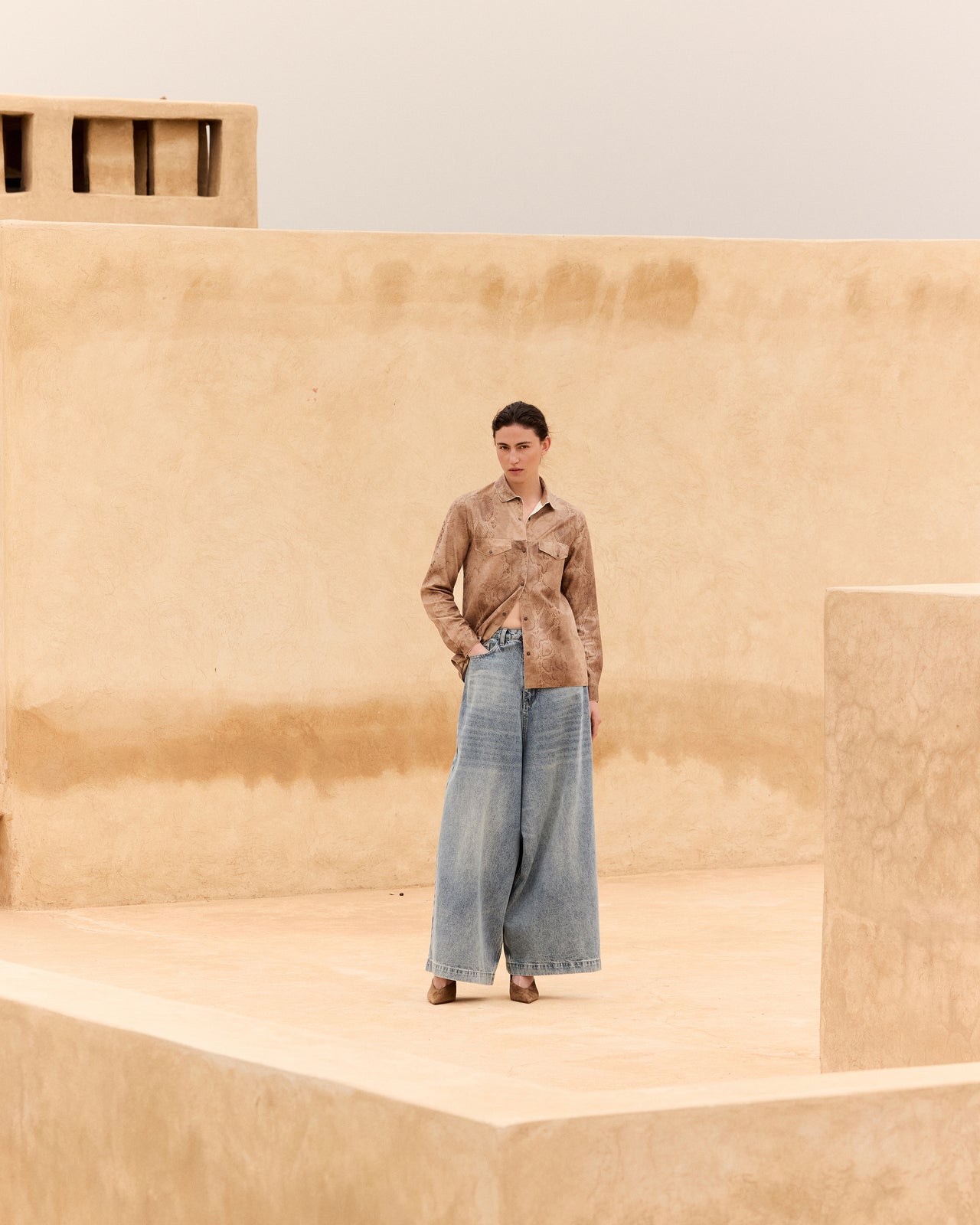 Chemise Hall - Beige - Image 5