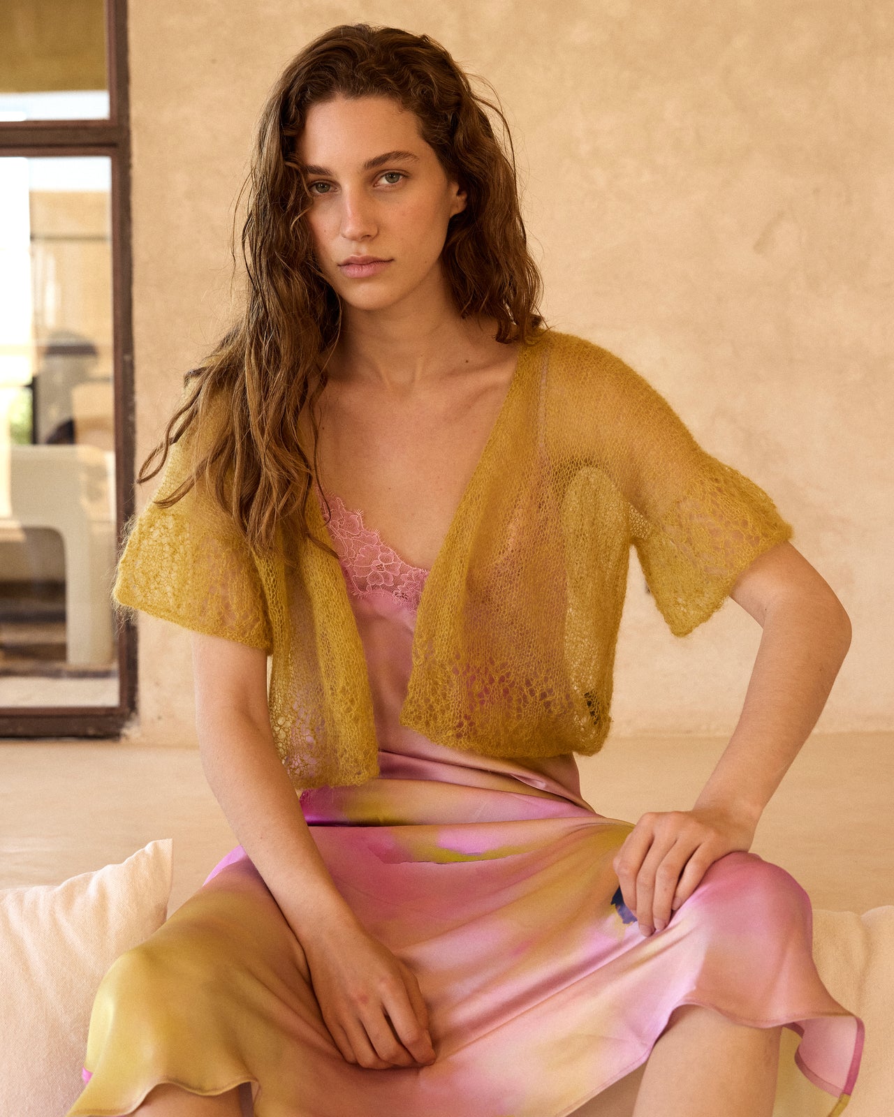 Cardigan Hanan - Ocre - Image 1