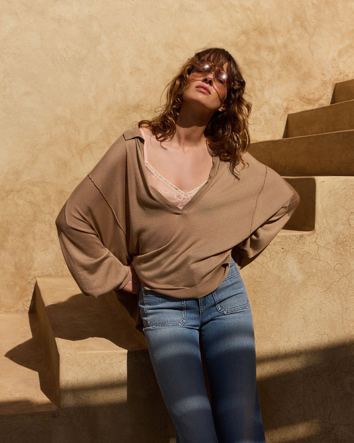 Pull Heather - Beige