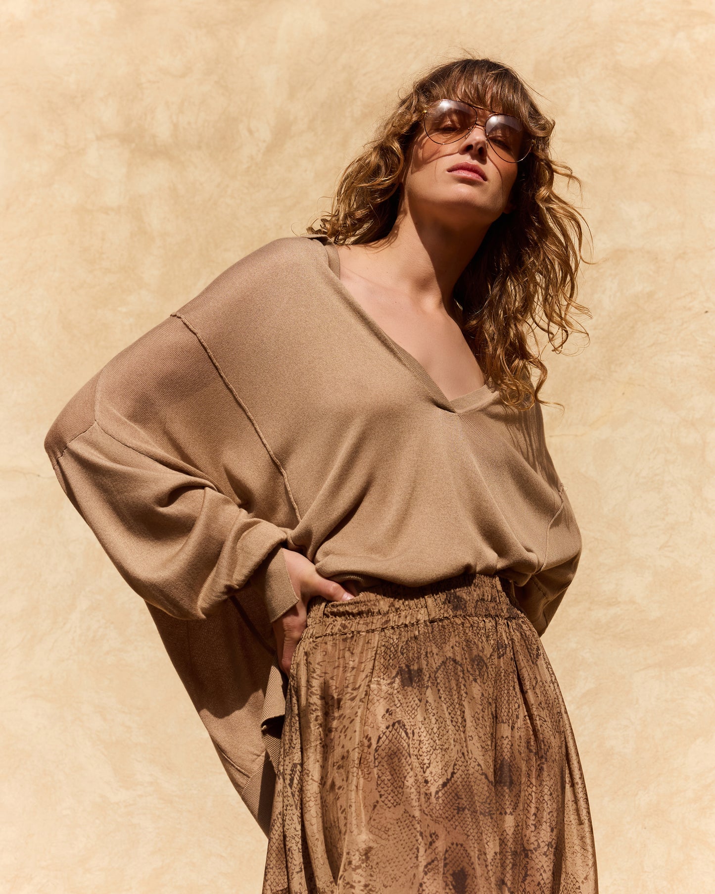 Pull Heather - Beige