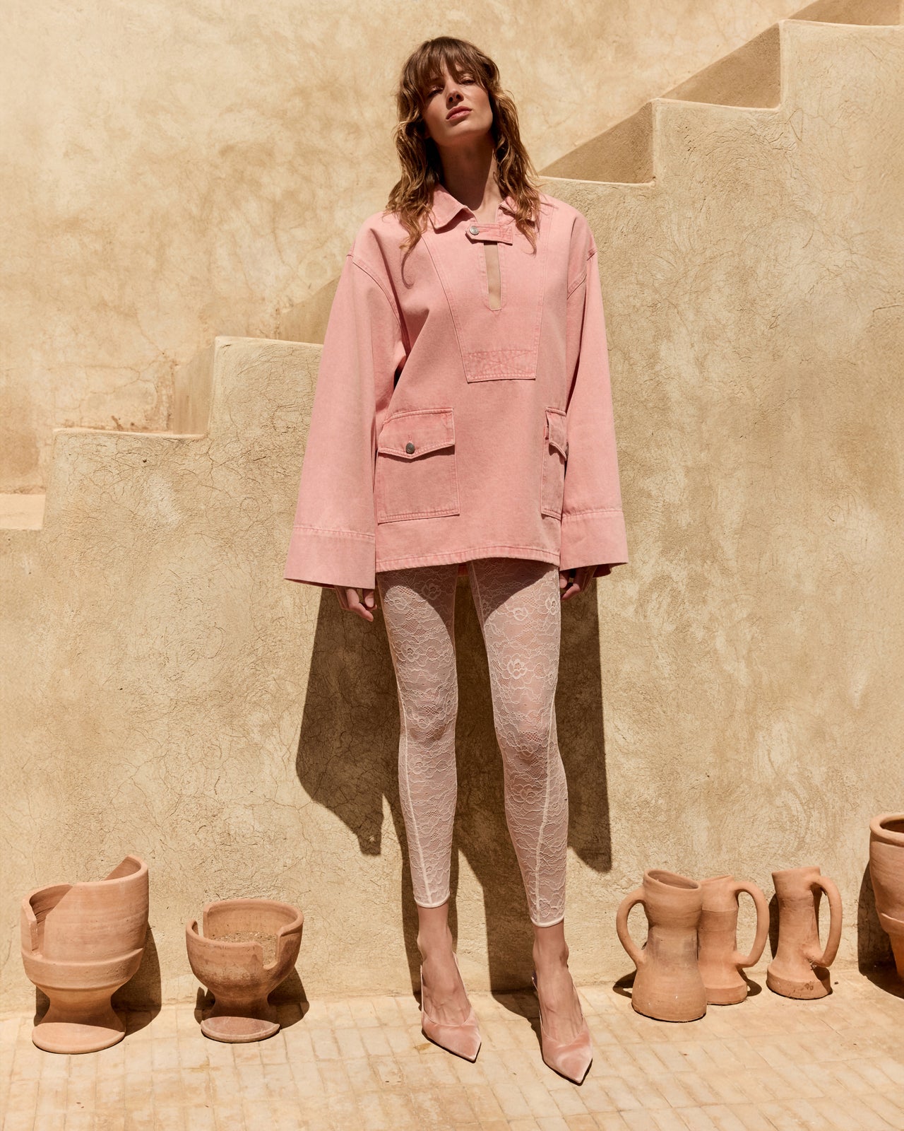 Blouse Jerri - Rose - Image 8