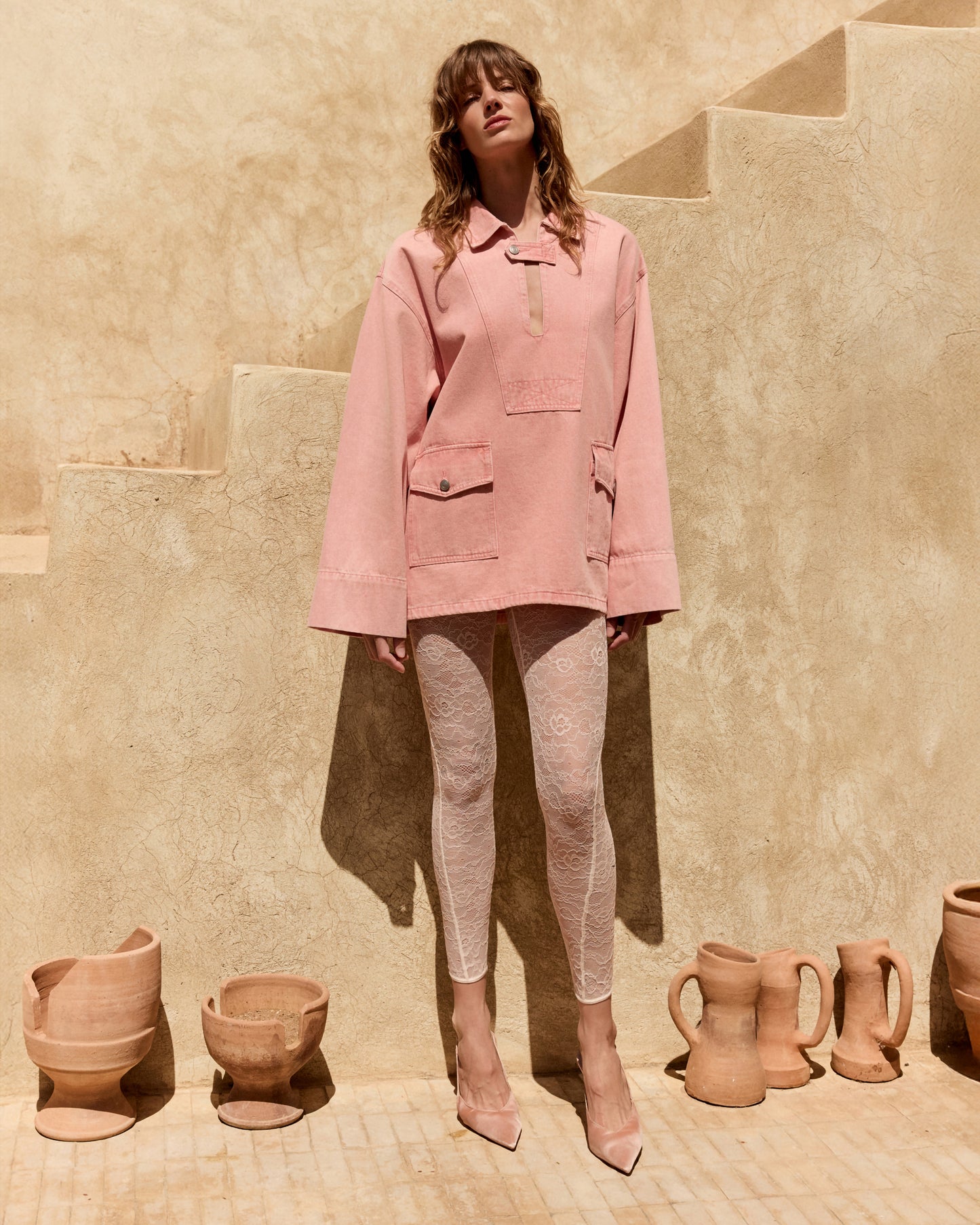 Blouse Jerri - Rose
