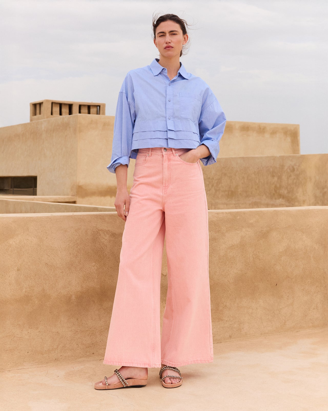 Pantalon Jivi - Rose - Image 7