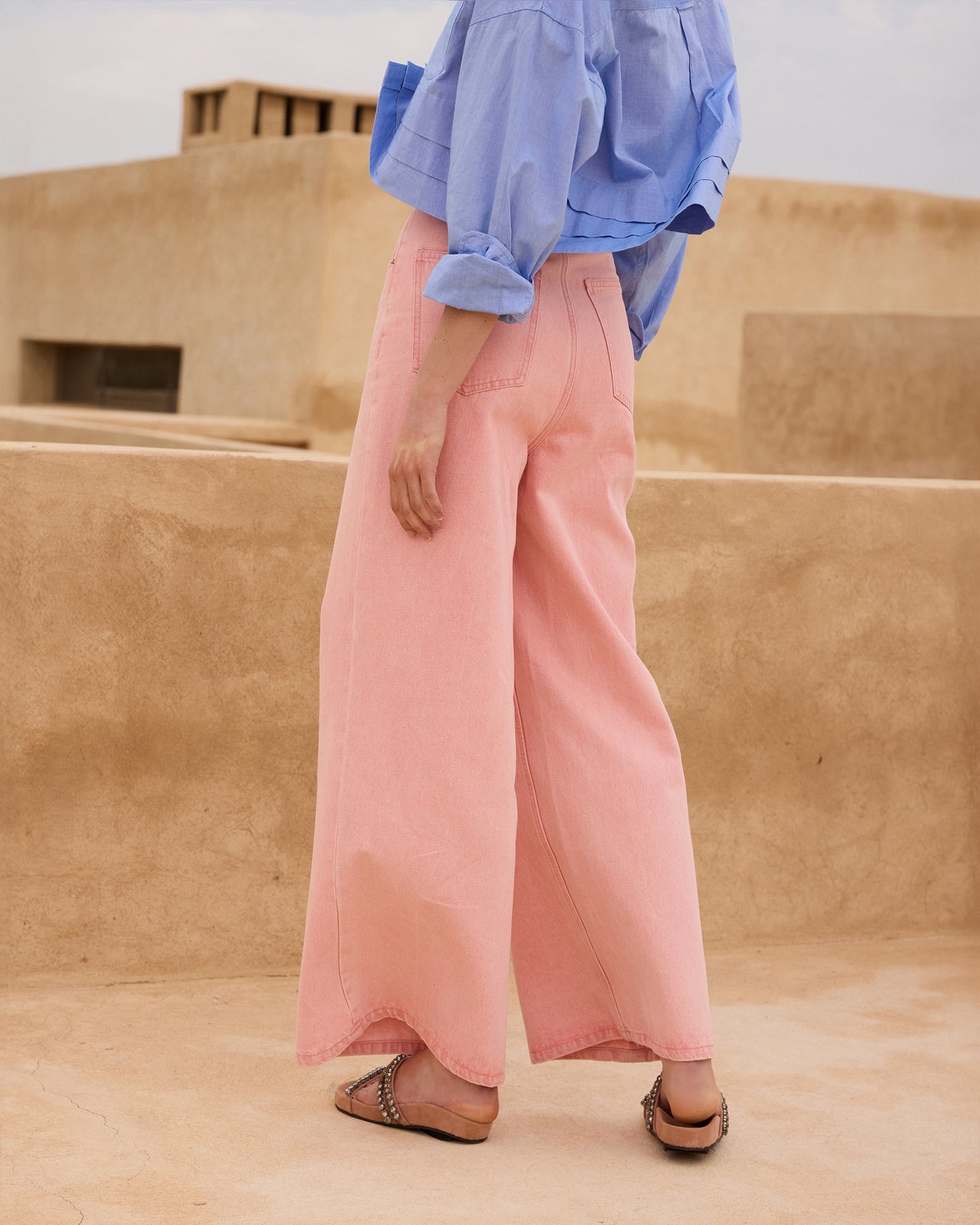 Pantalon Jivi - Rose - Image 4