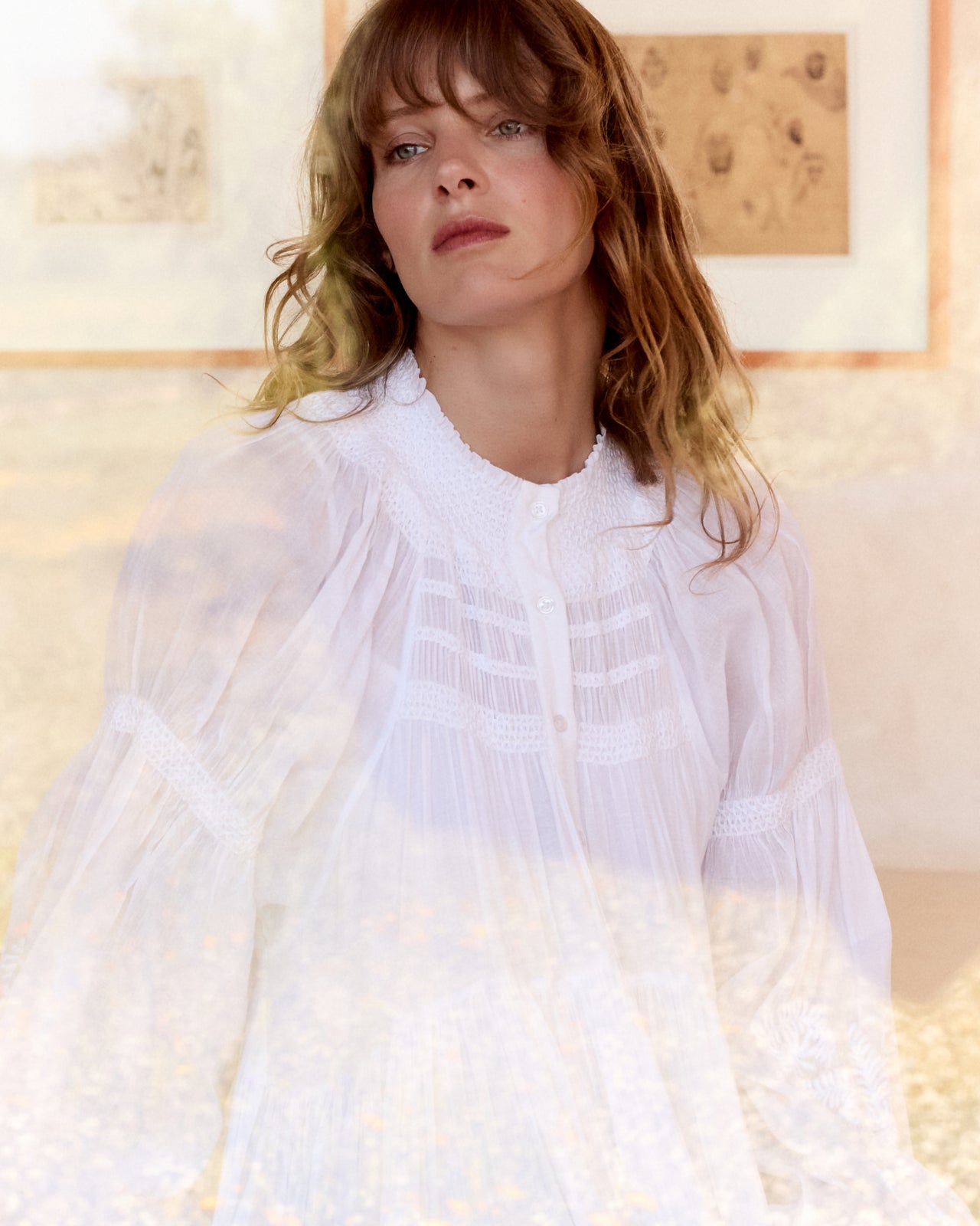 Robe Langelique - Blanc - Image 6