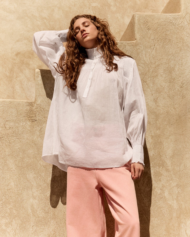 Blouse Le Plessis - Blanc - Image 1