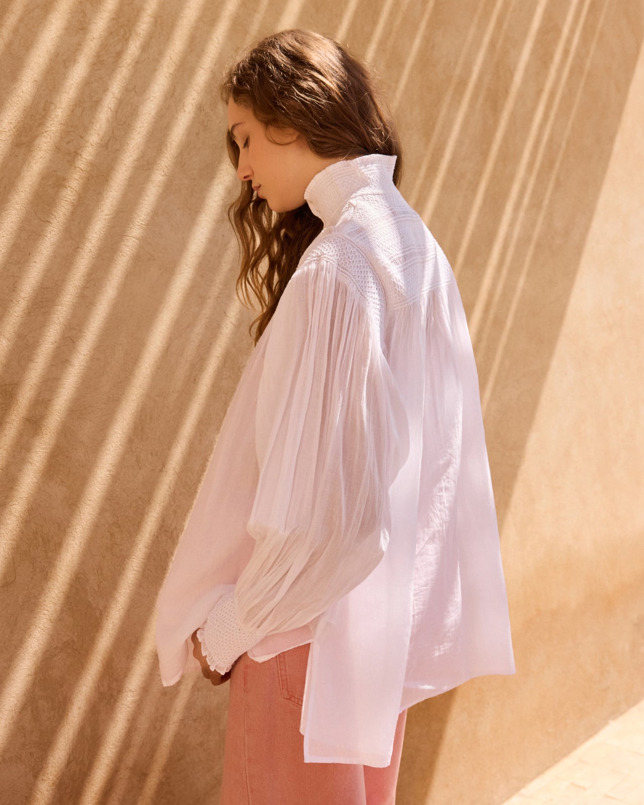 Blouse Le Plessis - Blanc - Image 5