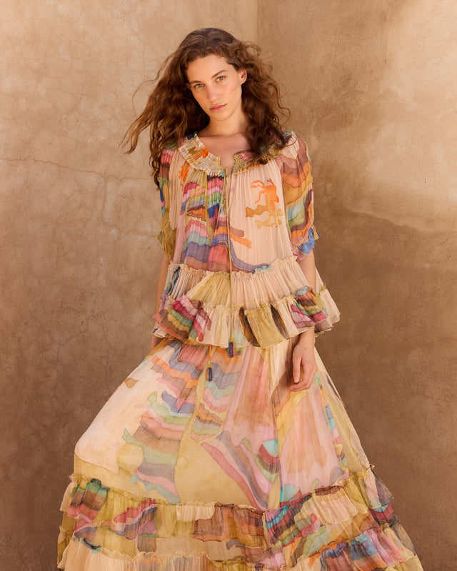 Blouse Malba - Jaune - Image 3