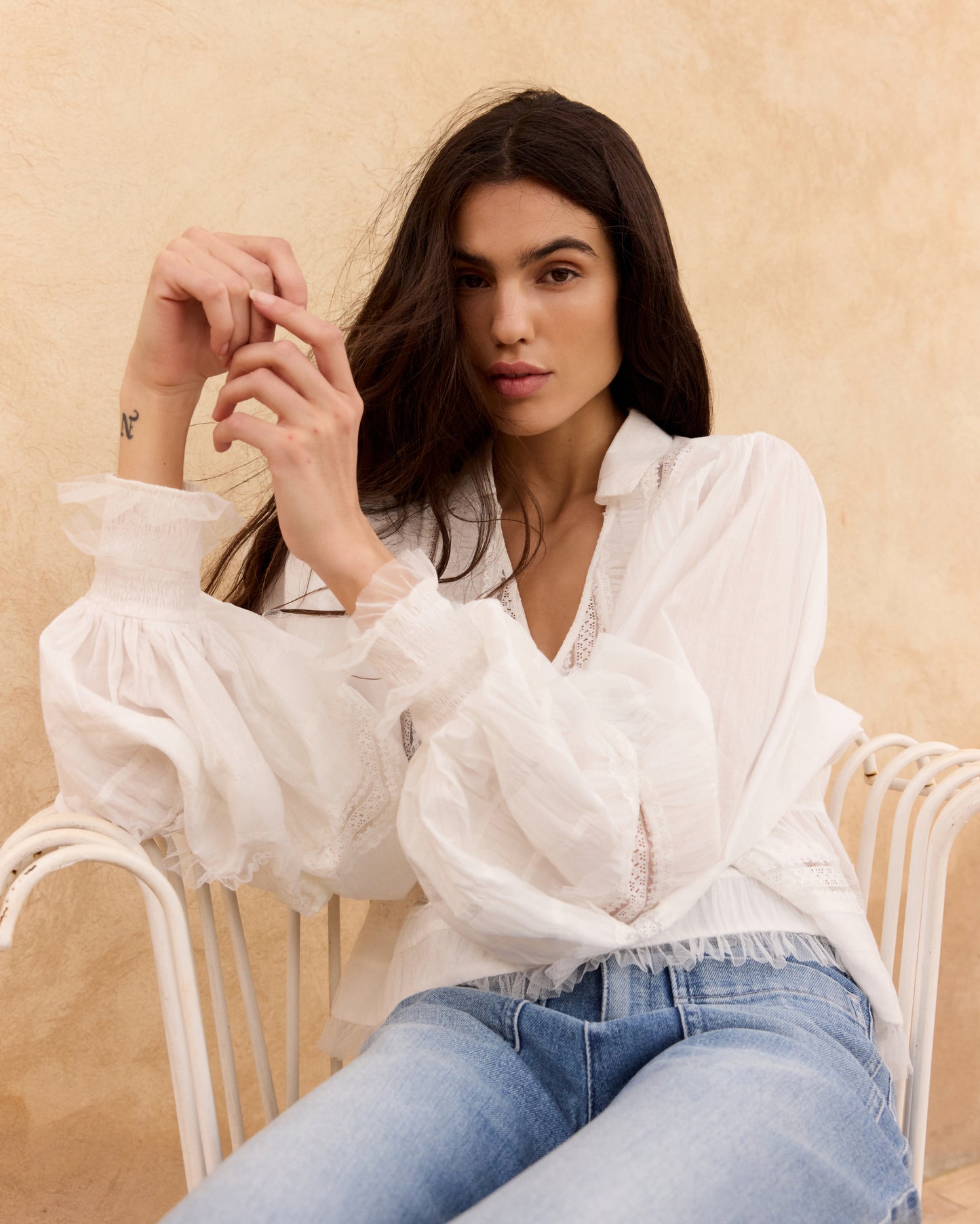 Blouse Melody - Blanc