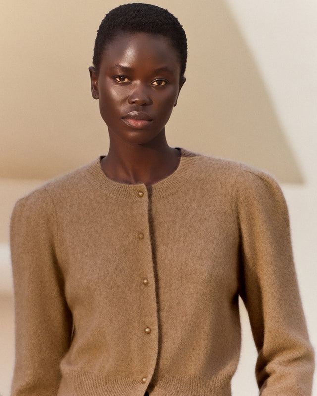 Smit Cardigan - Taupe - Image 1