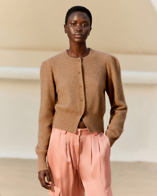 Smit Cardigan - Taupe - Image 3