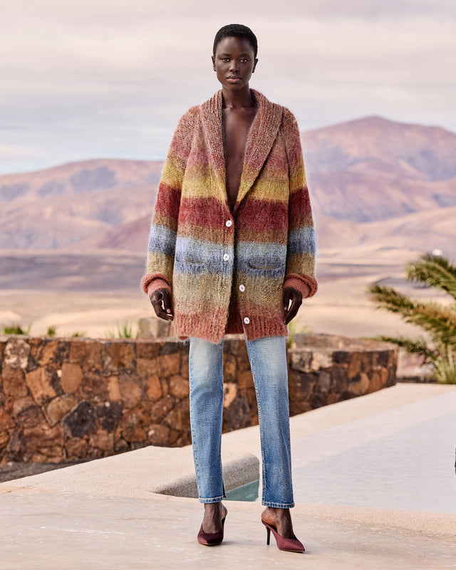 Stone Cardigan -  Brown - Image 2